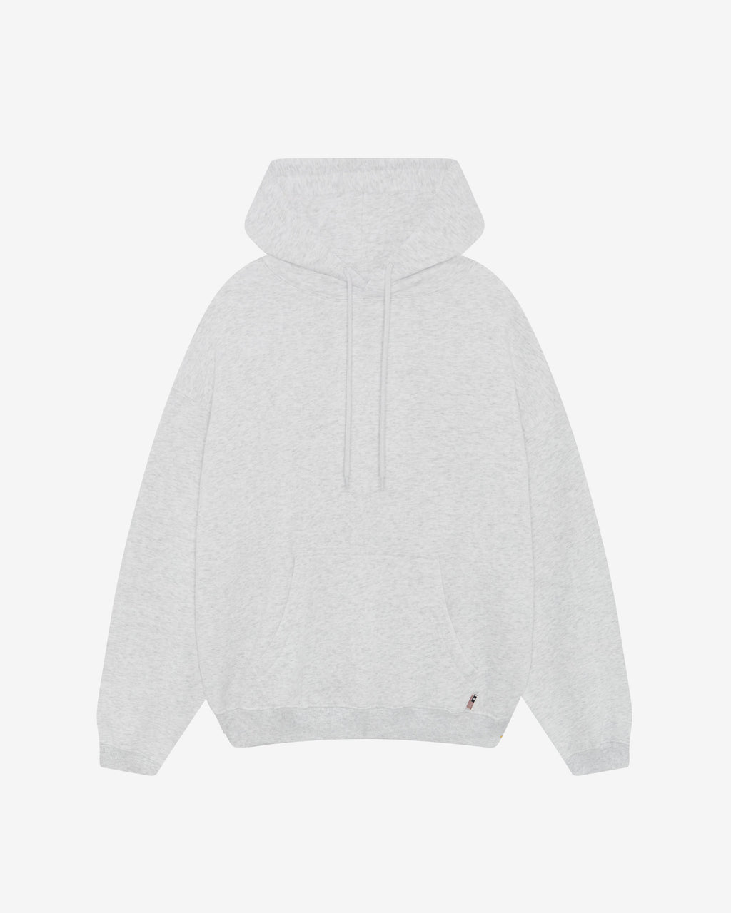 CB TAB HOODIE - LIGHT GREY MARL