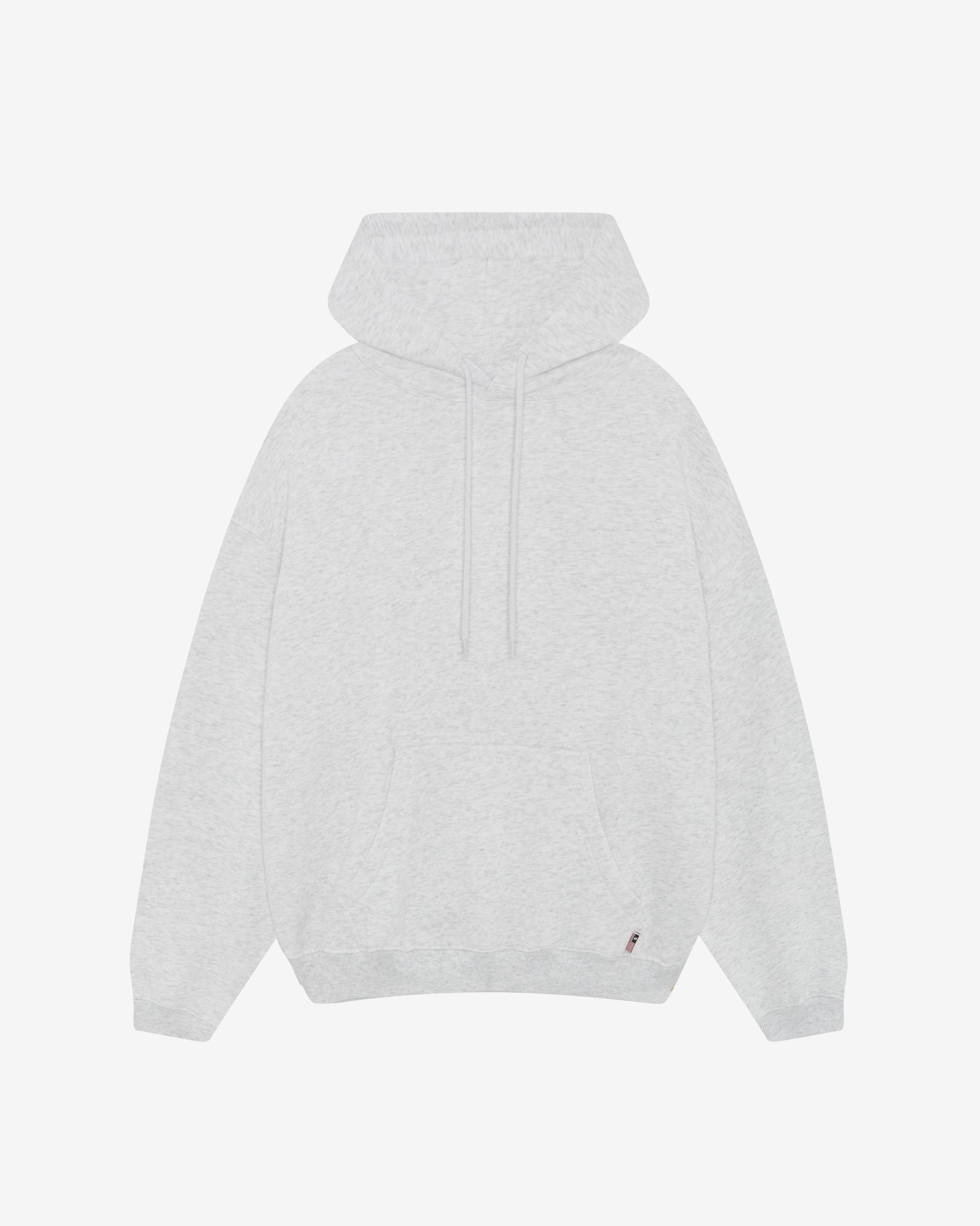 CB TAB HOODIE - LIGHT GREY MARL
