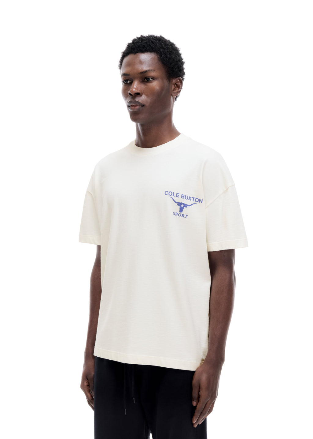 LONGHORN T-SHIRT - VINTAGE WHITE