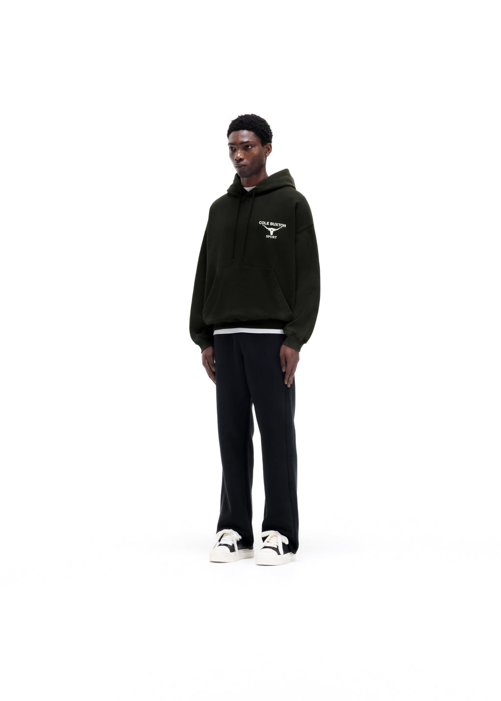LONGHORN HOODIE - VINTAGE BLACK