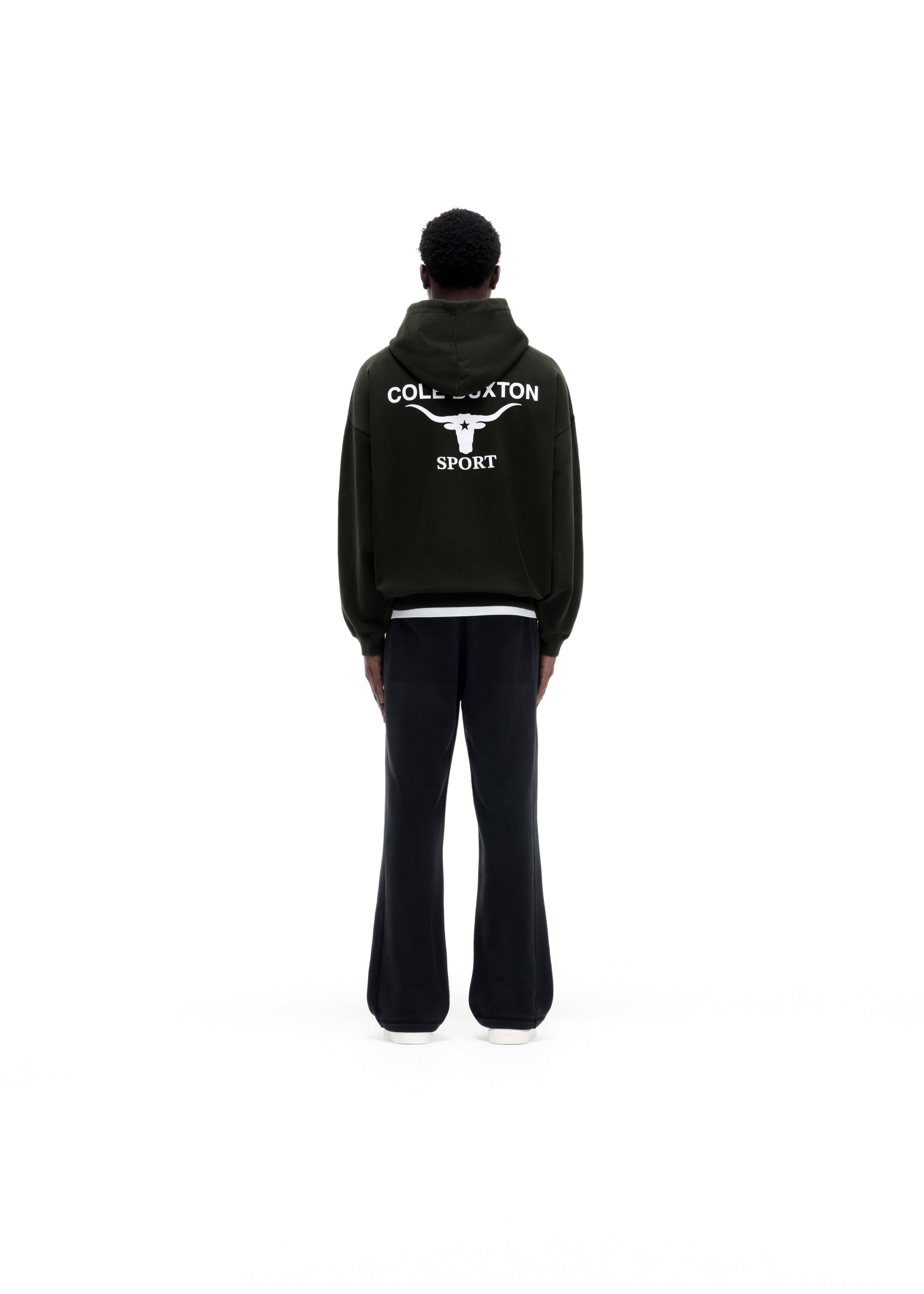 LONGHORN HOODIE - VINTAGE BLACK