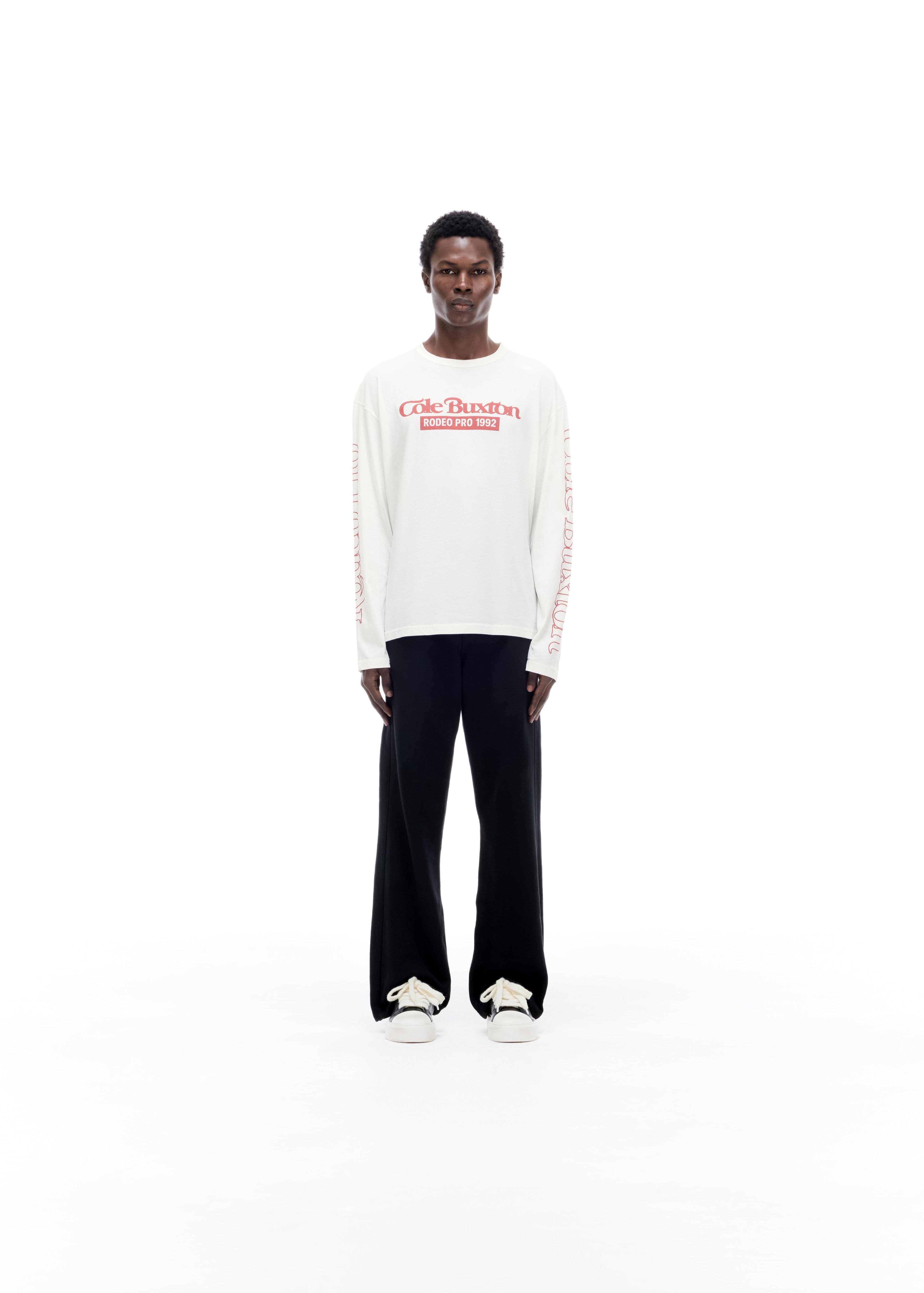 RODEO PRO LONGSLEEVE - VINTAGE WHITE/RED
