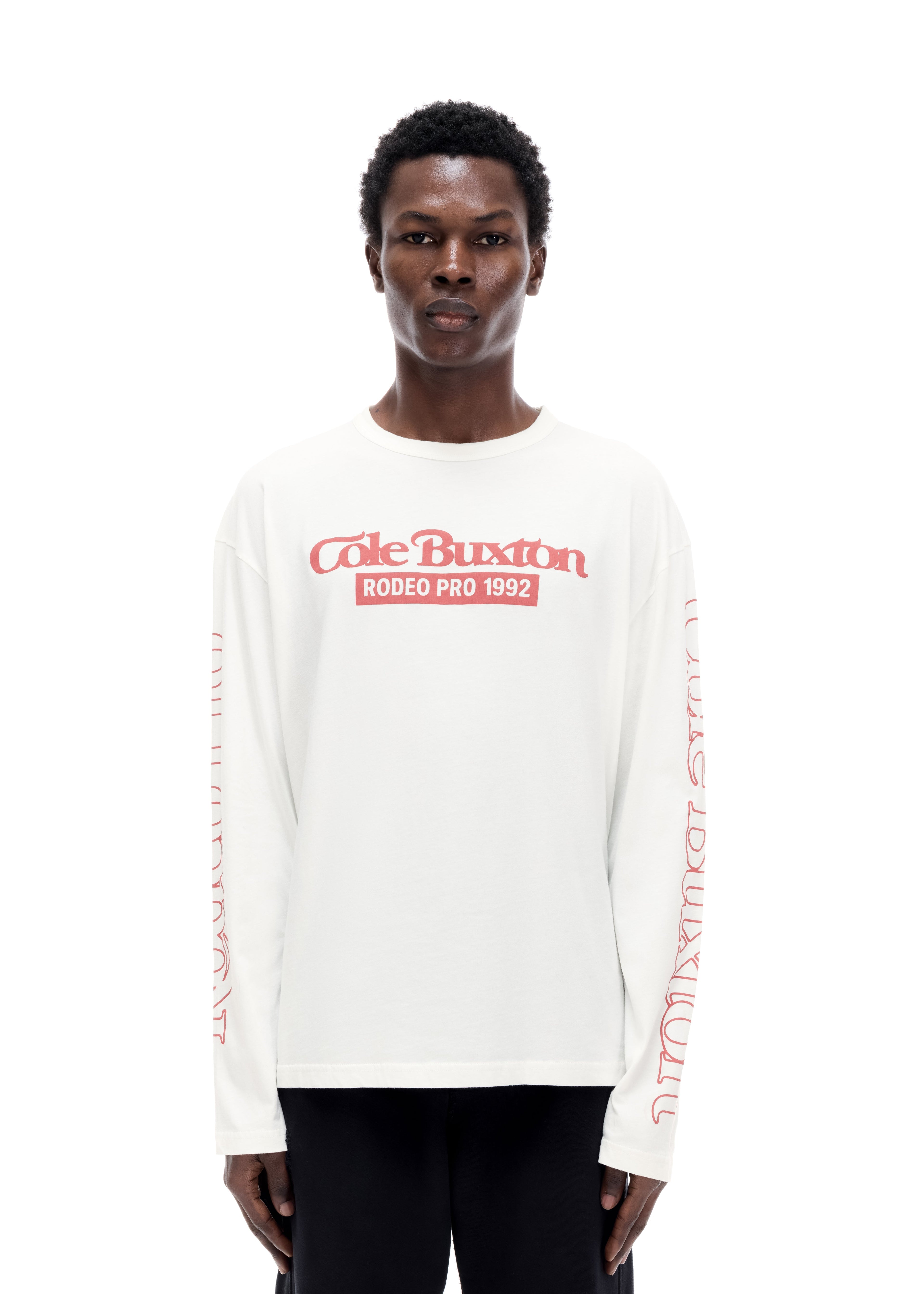 RODEO PRO LONGSLEEVE - VINTAGE WHITE/RED