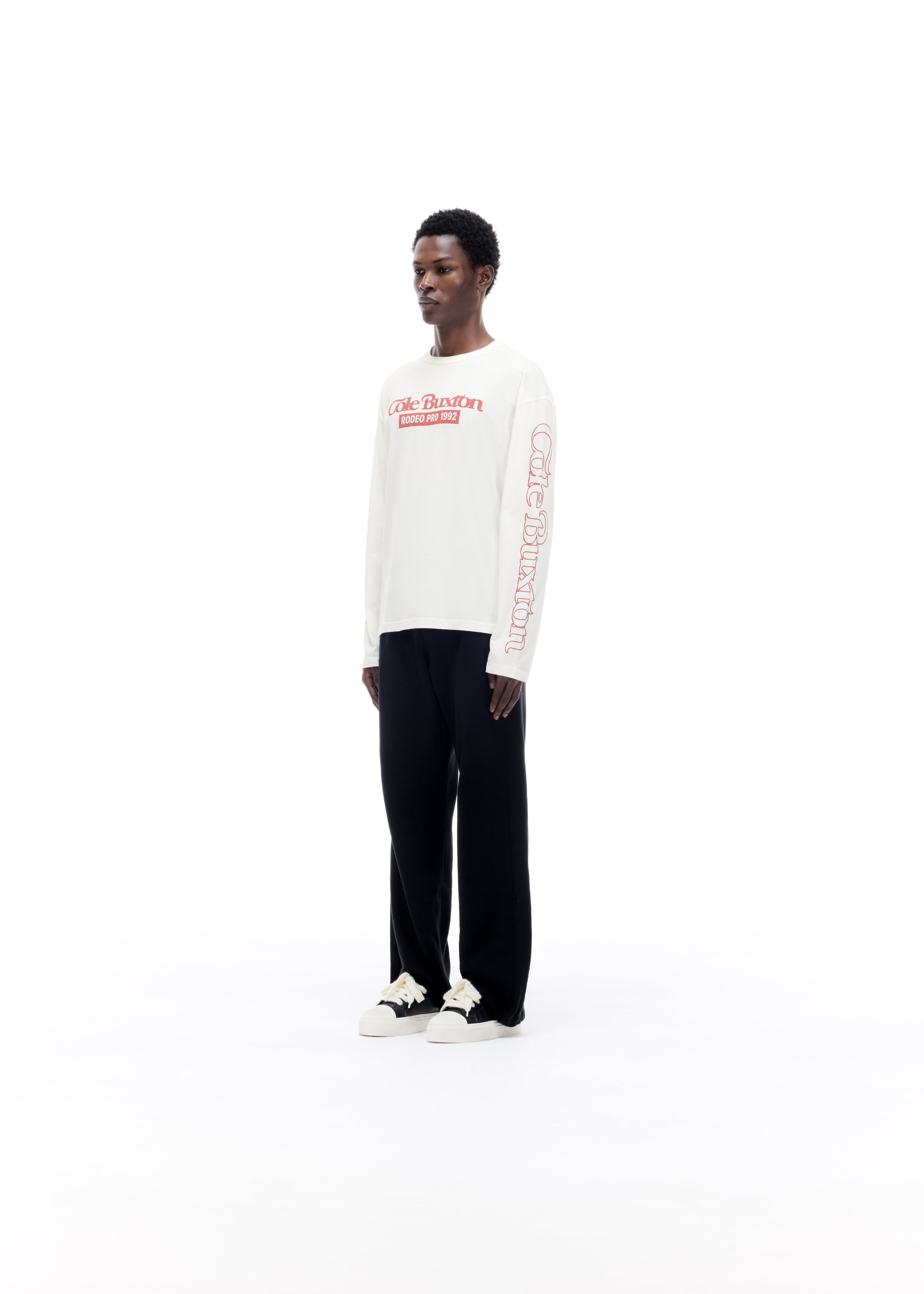 RODEO PRO LONGSLEEVE - VINTAGE WHITE/RED