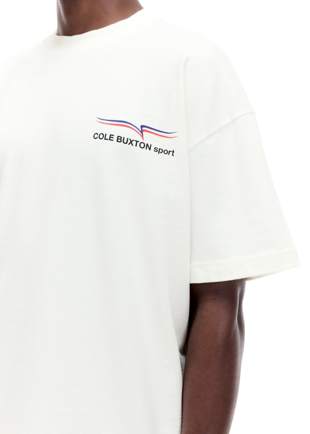 COLE BUXTON SPORT T-SHIRT - VINTAGE WHITE