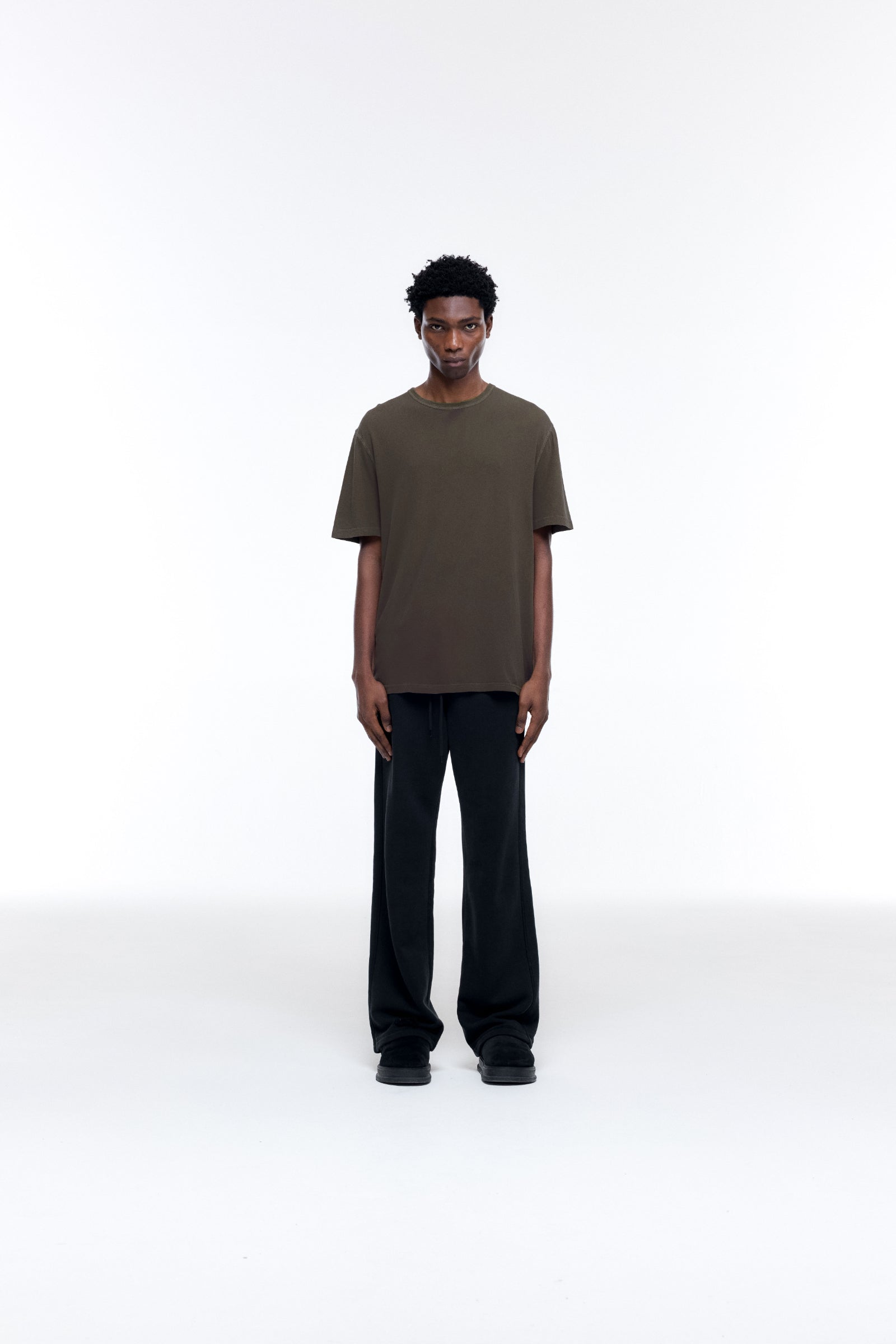 THE 'COLE' T-SHIRT - WASHED BROWN