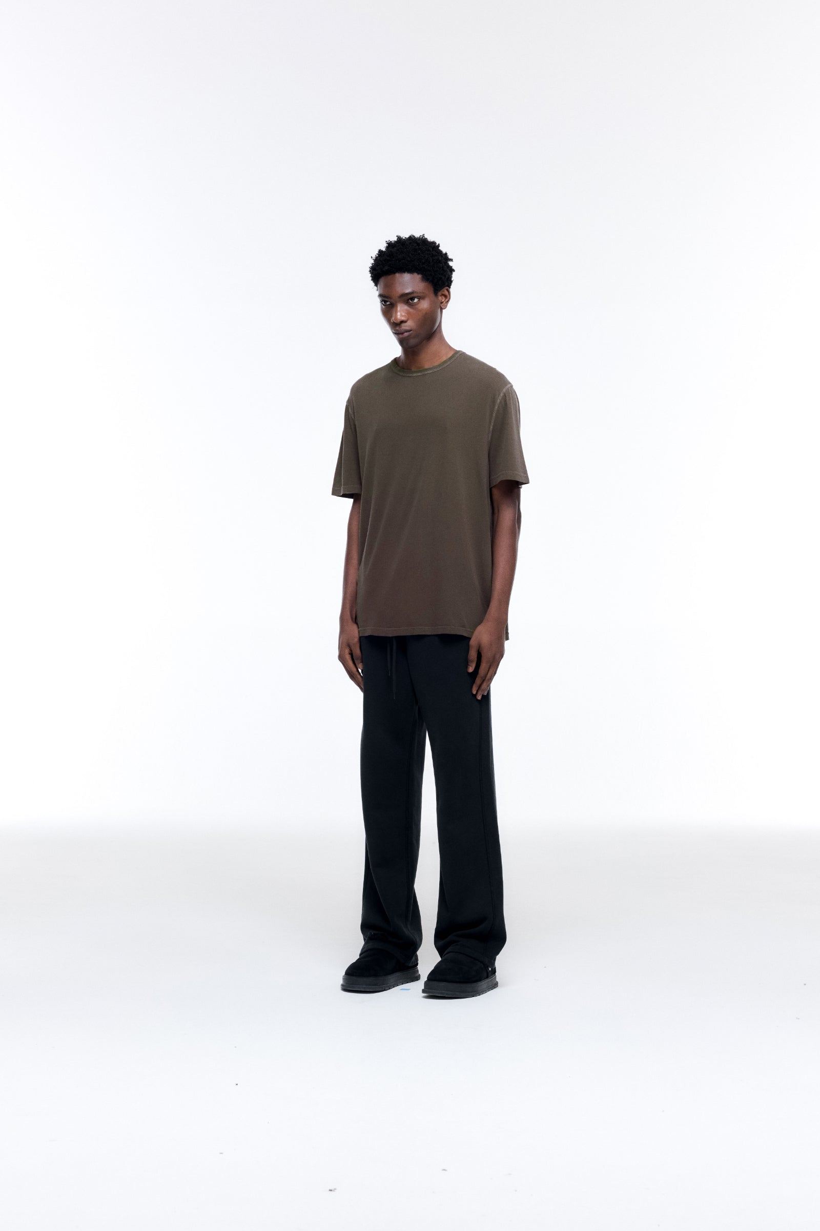 THE 'COLE' T-SHIRT - WASHED BROWN