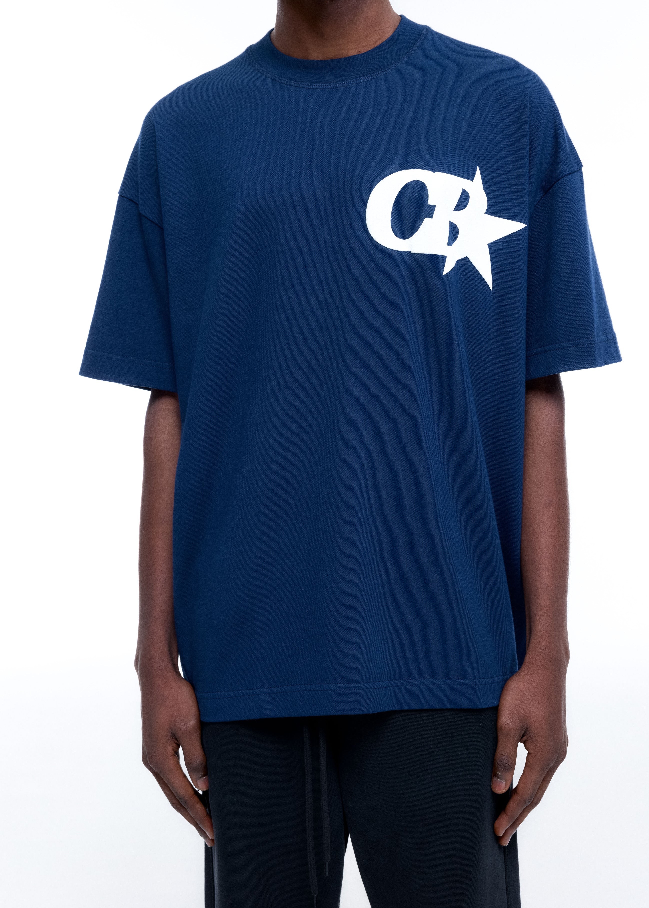 CB STAR T-SHIRT - NAVY