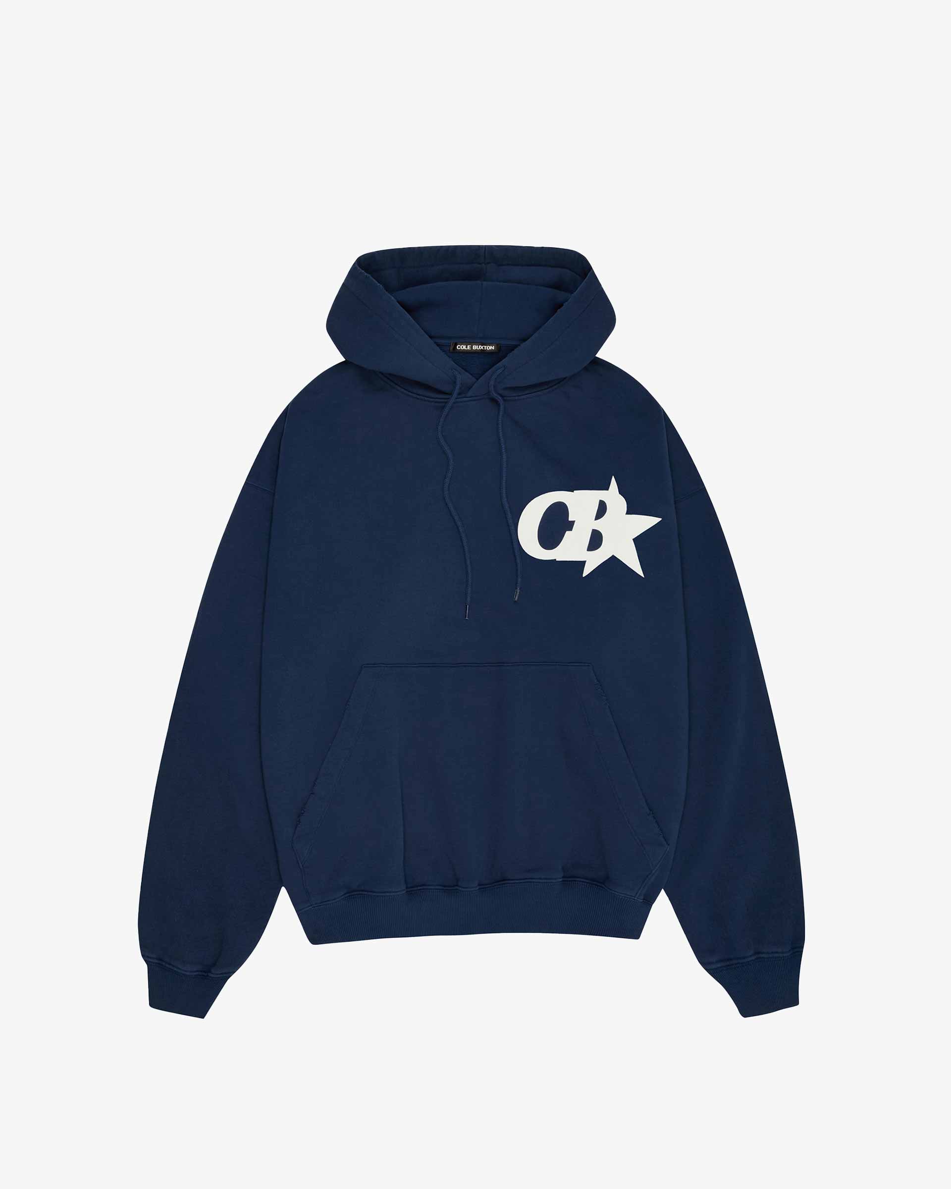 CB STAR HOODIE - NAVY
