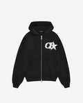 CB STAR ZIPPED HOODIE - VINTAGE BLACK