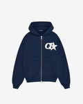 CB STAR ZIPPED HOODIE - NAVY
