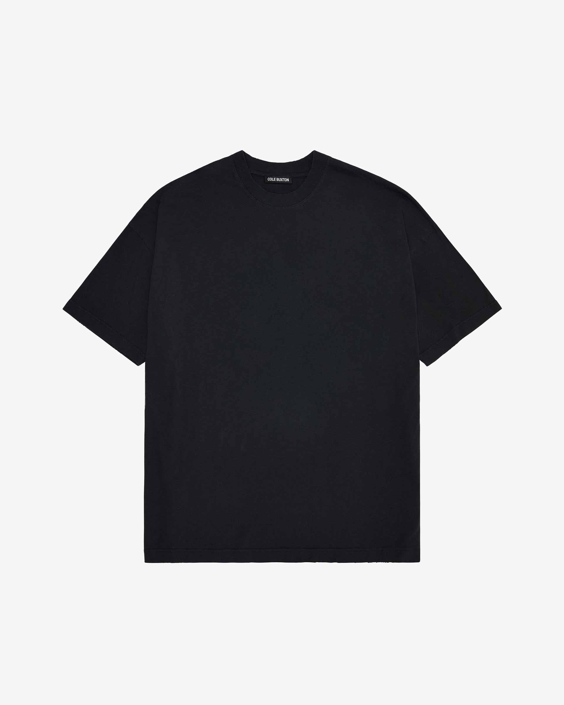 DISTRESSED LIGHTWEIGHT T-SHIRT - VINTAGE BLACK