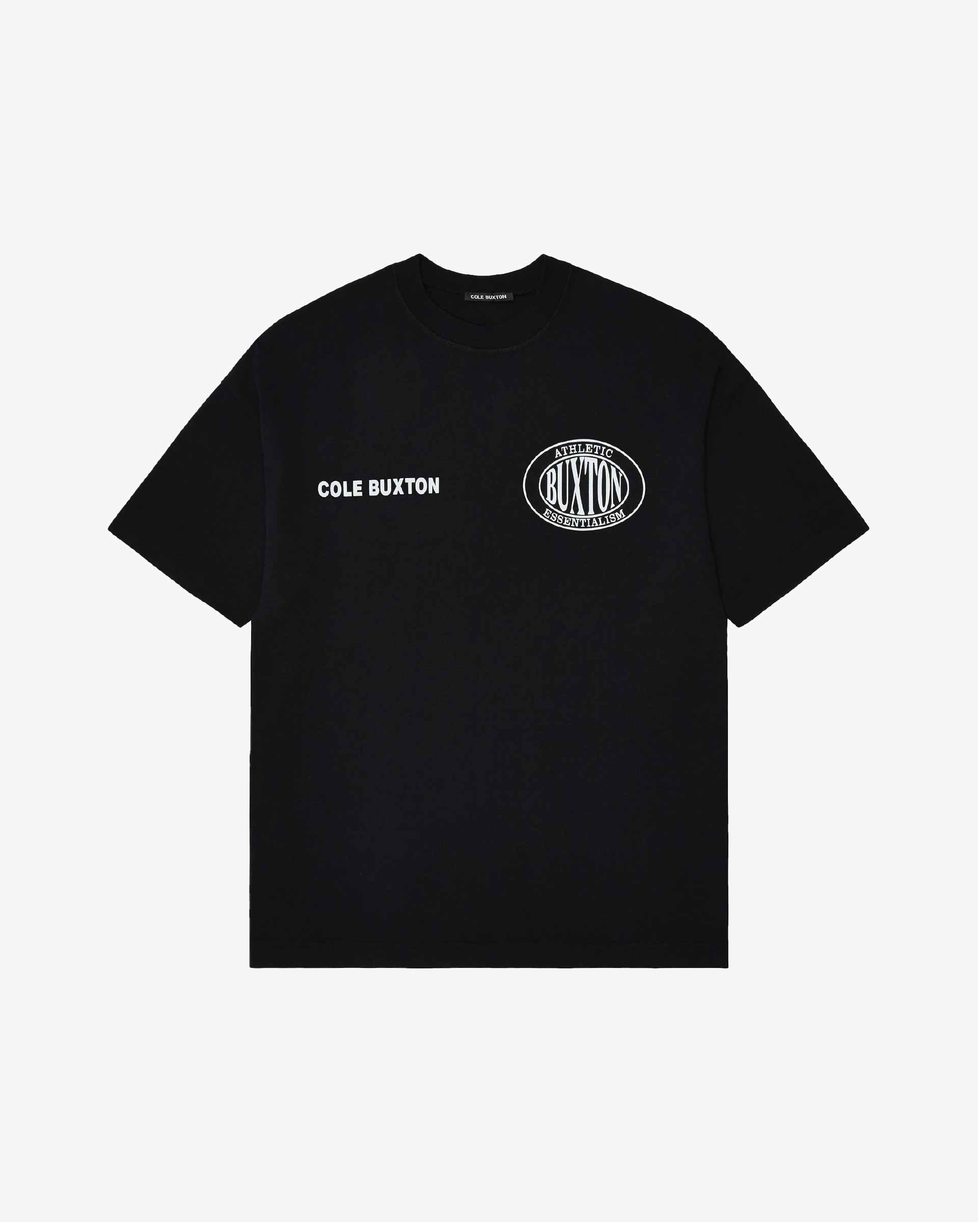 DOUBLE LOGO SPORTS T-SHIRT - BLACK