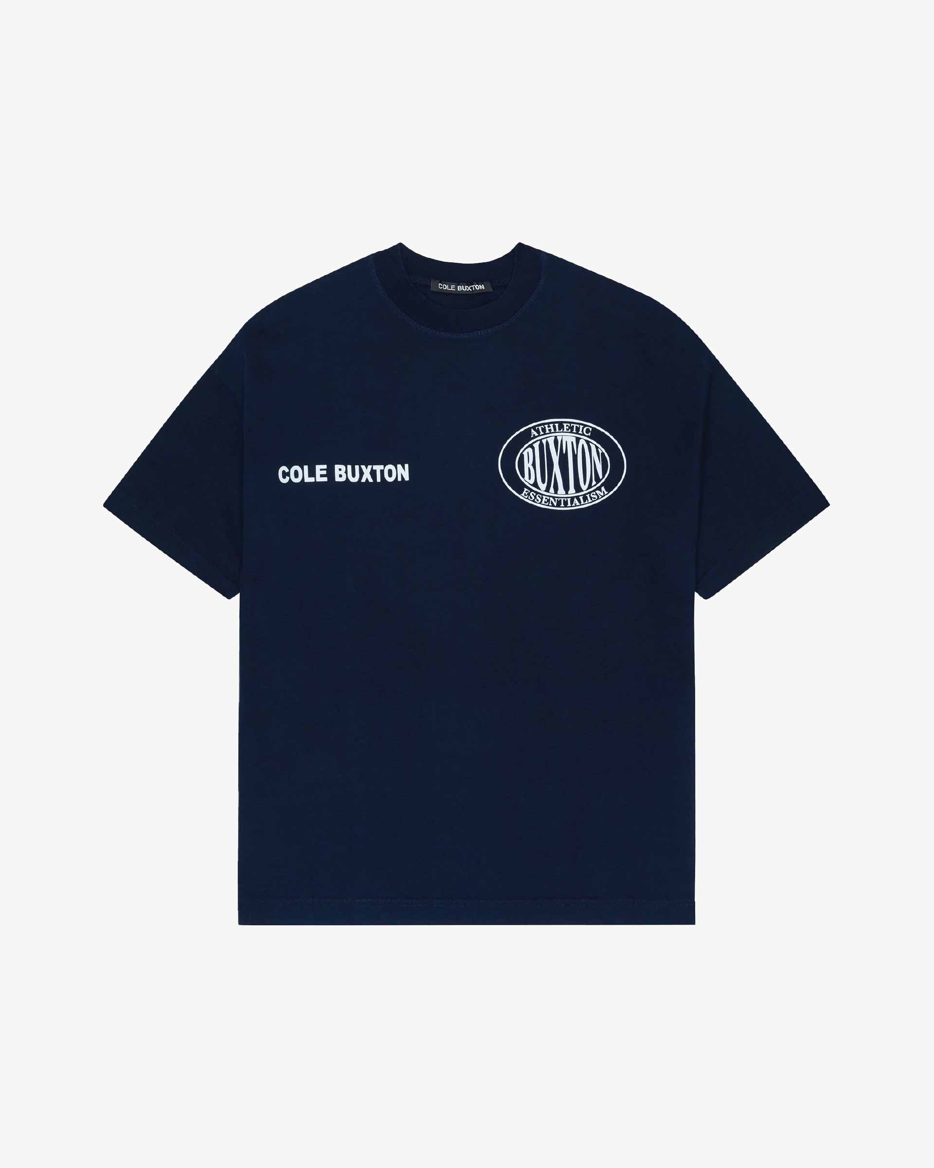 DOUBLE LOGO SPORTS T-SHIRT - NAVY