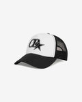 VINTAGE STAR TRUCKER CAP - BLACK