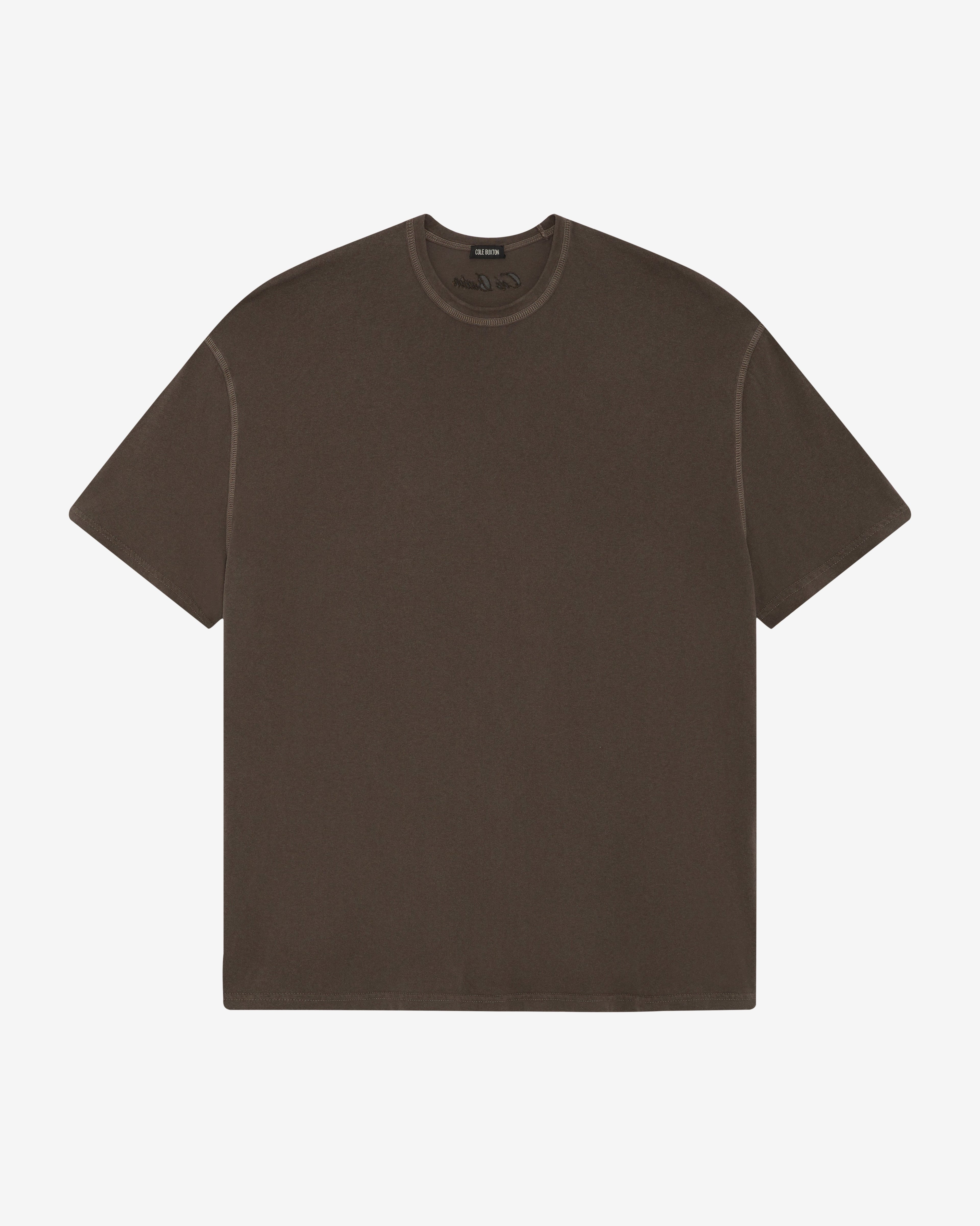 THE 'COLE' T-SHIRT - WASHED BROWN
