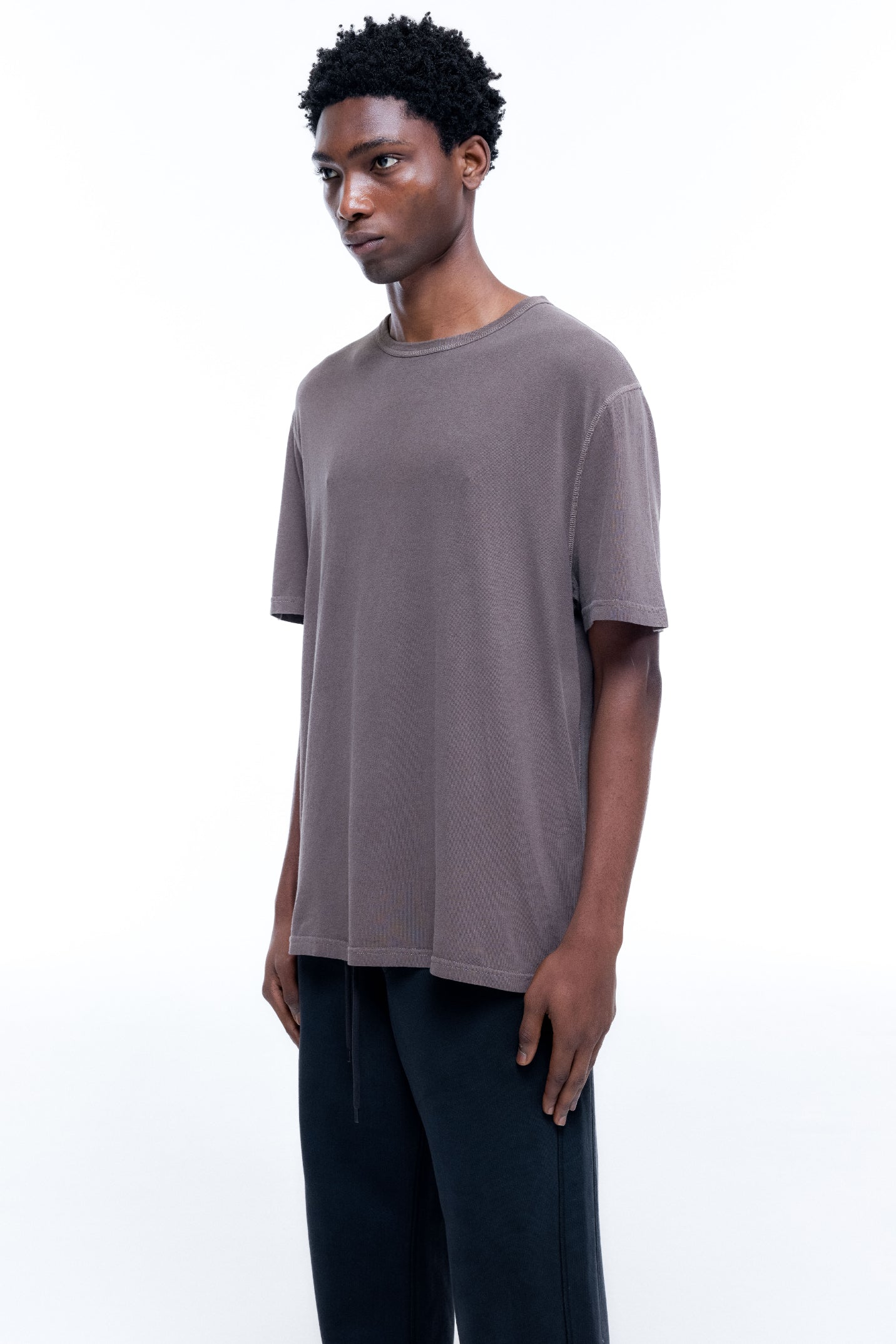 THE 'COLE' T-SHIRT - WASHED BROWN