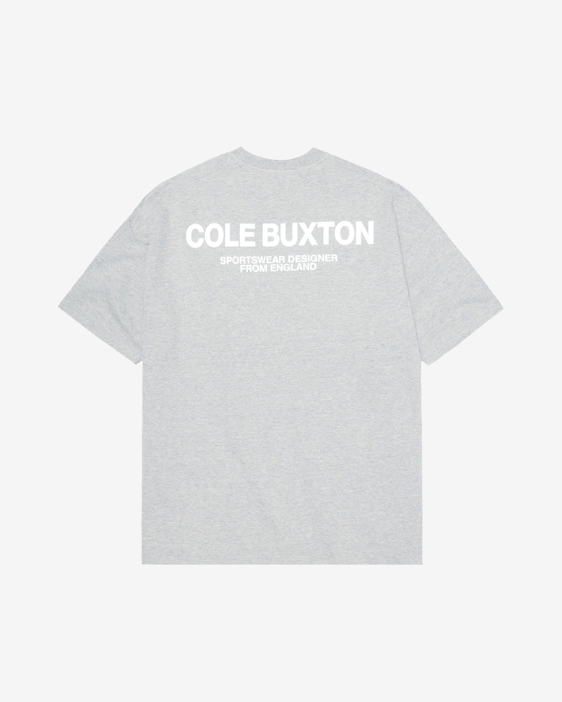 CB SPORTSWEAR T-SHIRT - LIGHT GREY MARL