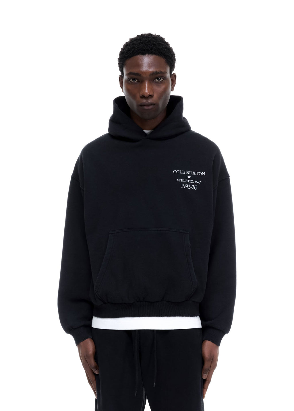 ATHLETIC INC HOODIE - VINTAGE BLACK
