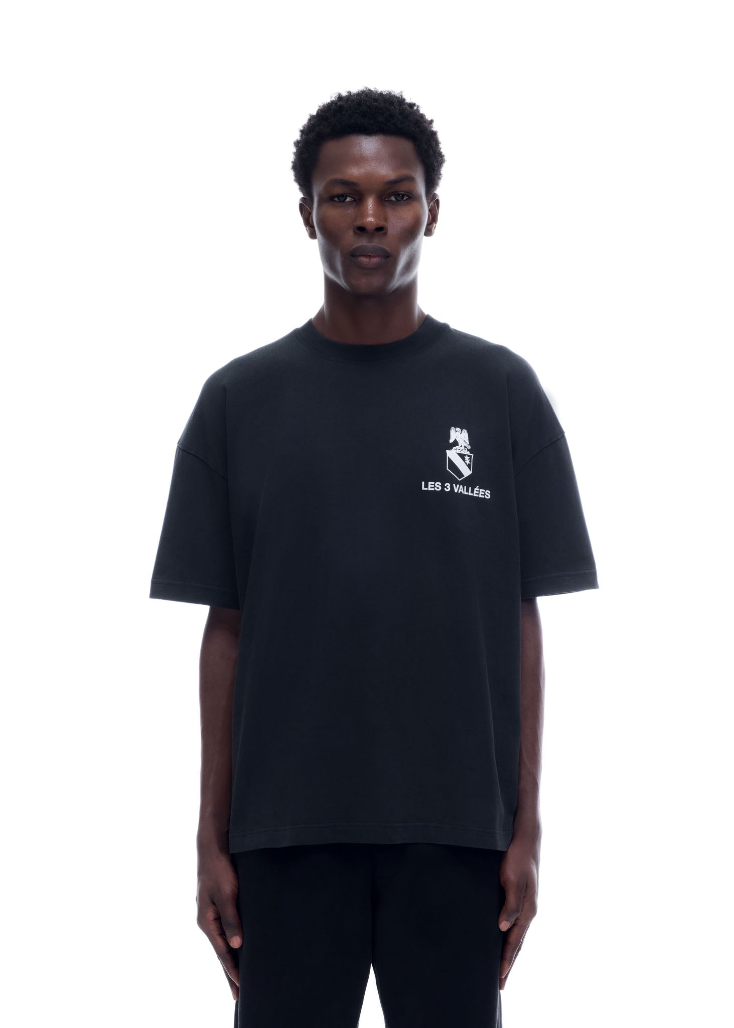 LES 3 VALLEES T-SHIRT - VINTAGE BLACK