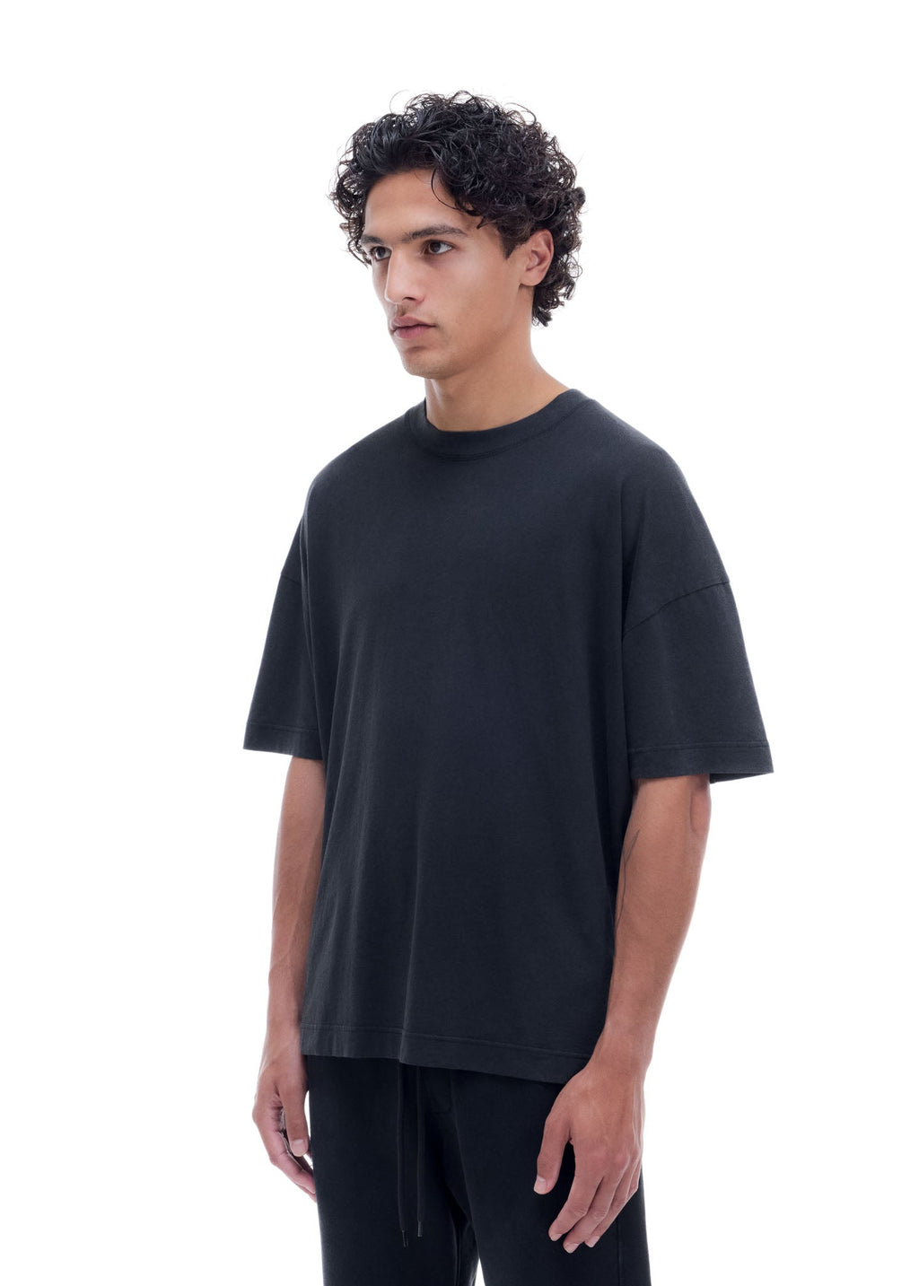 DISTRESSED LIGHTWEIGHT T-SHIRT - VINTAGE BLACK