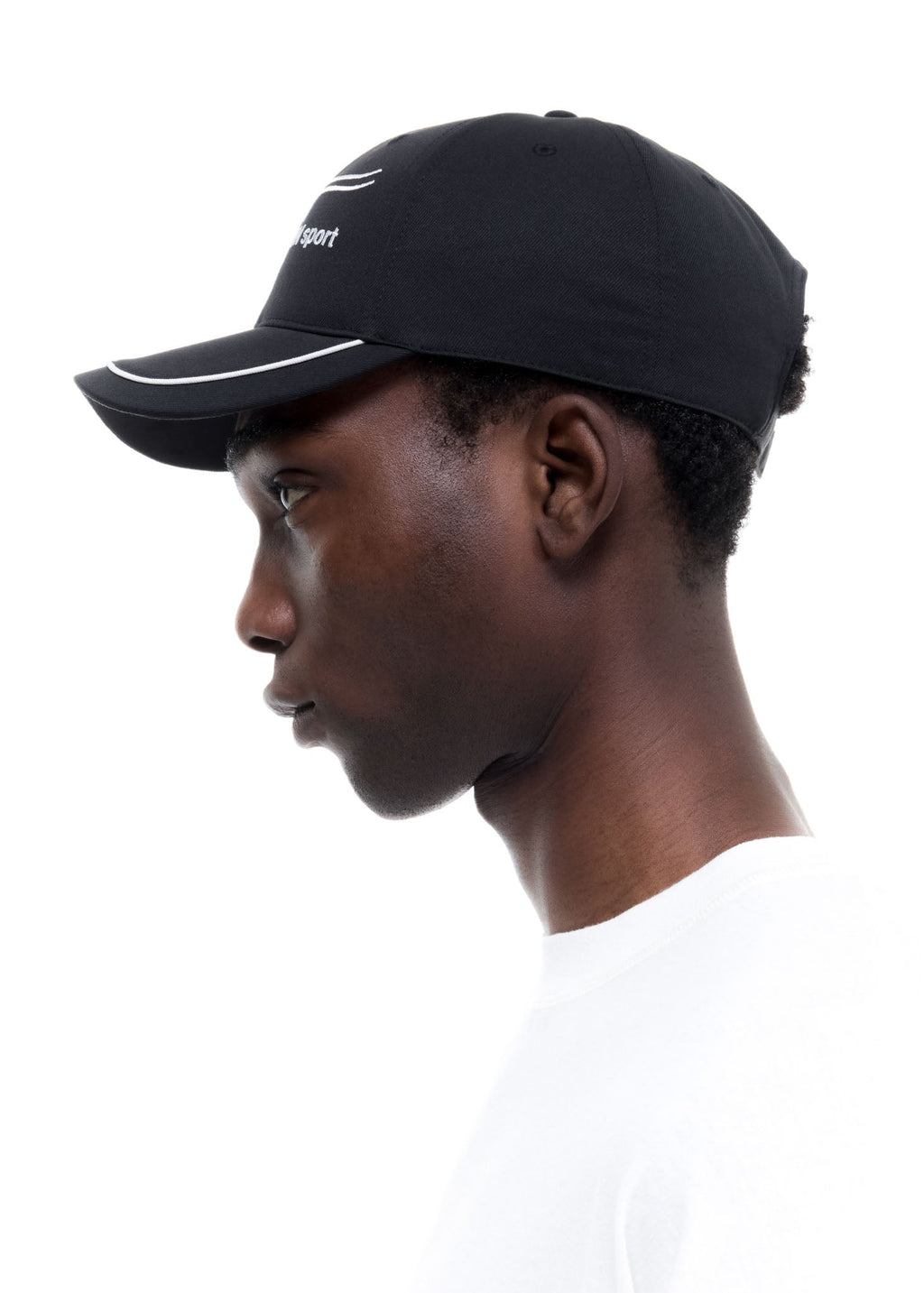 COLE BUXTON SPORT PIPED CAP - BLACK