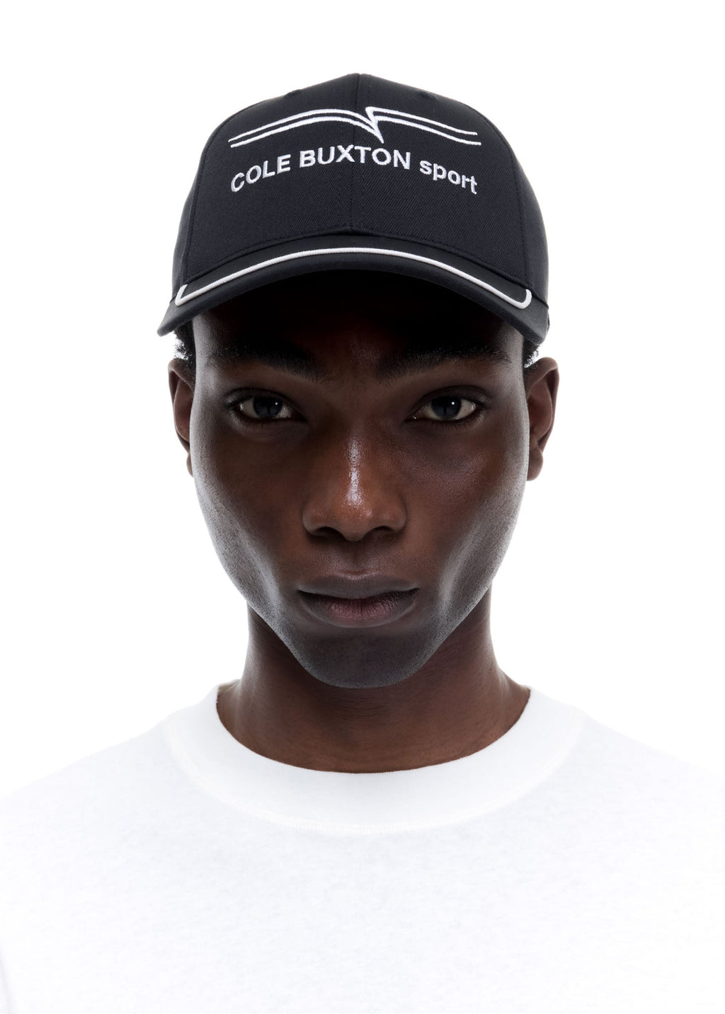 COLE BUXTON SPORT PIPED CAP - BLACK