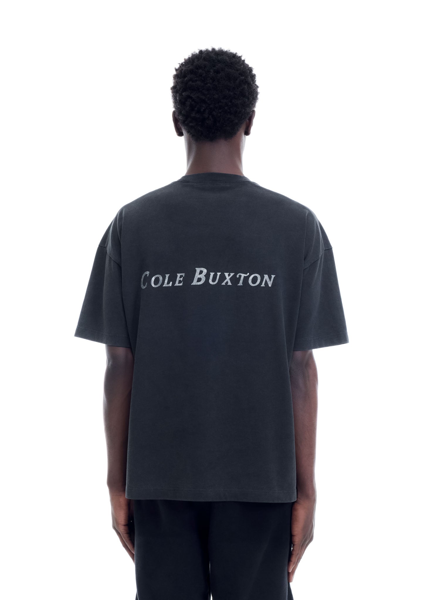 TWO STAR FLAG T-SHIRT - VINTAGE BLACK