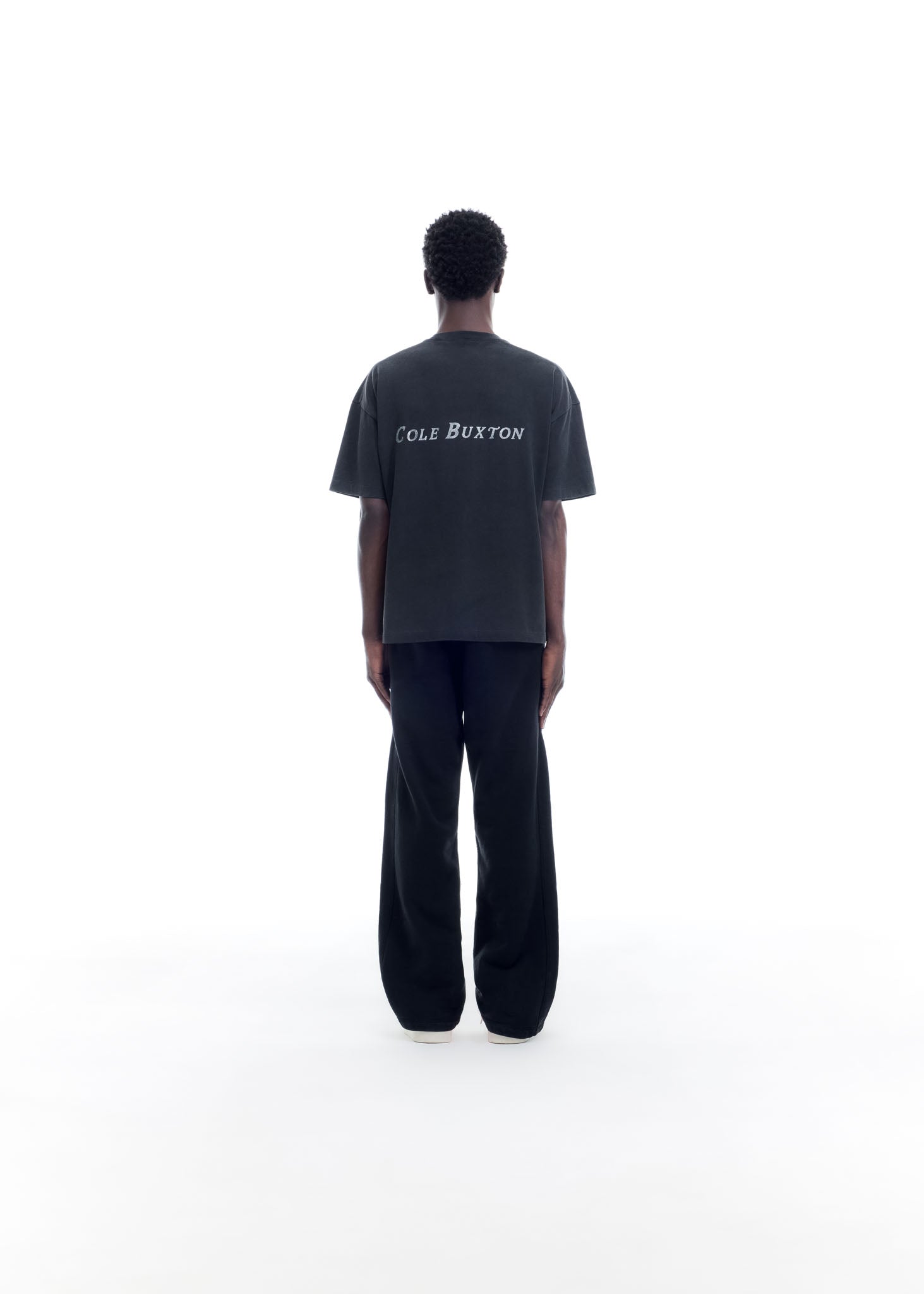 TWO STAR FLAG T-SHIRT - VINTAGE BLACK