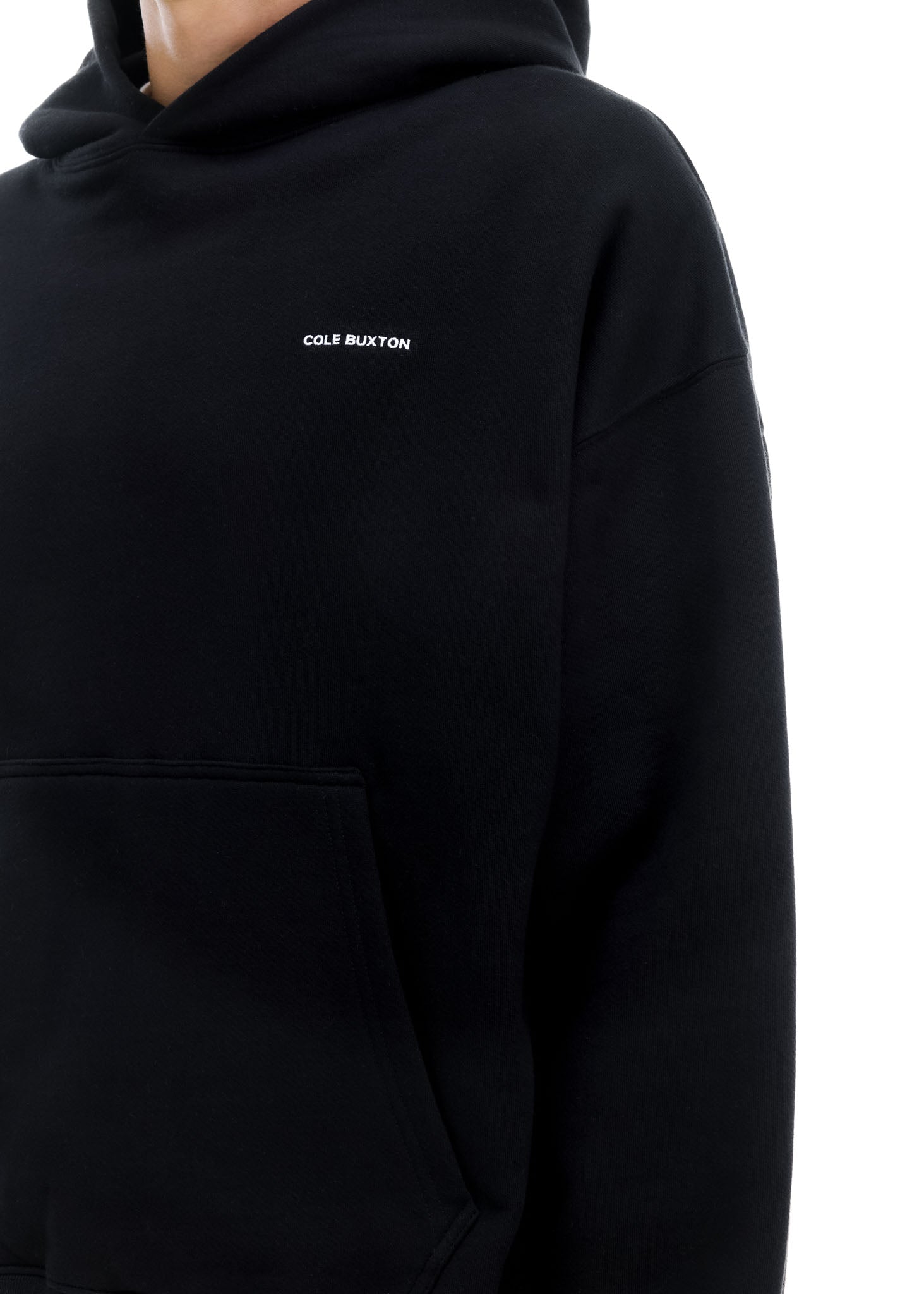 VINTAGE MINI LOGO HOODIE - BLACK