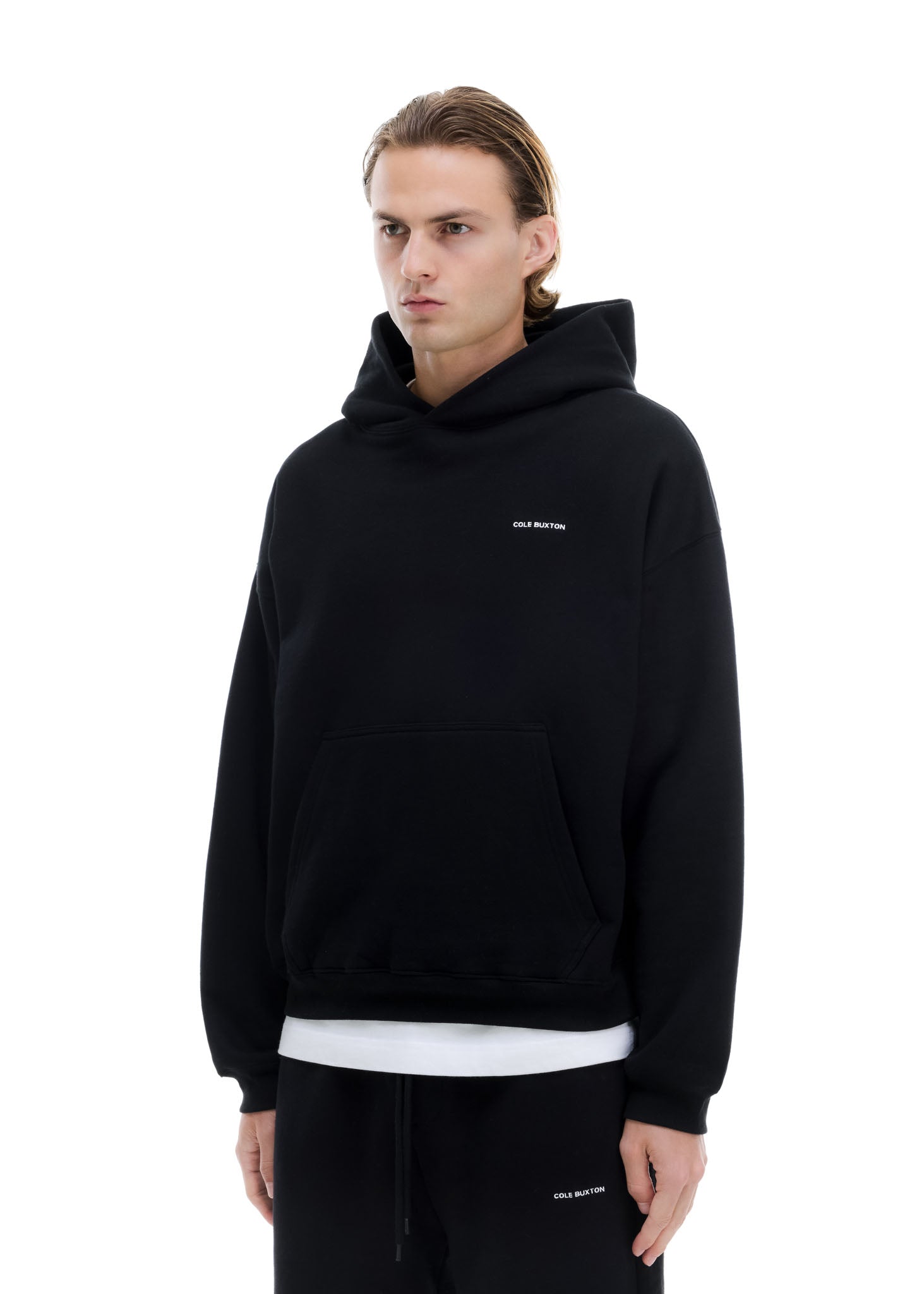VINTAGE MINI LOGO HOODIE - BLACK