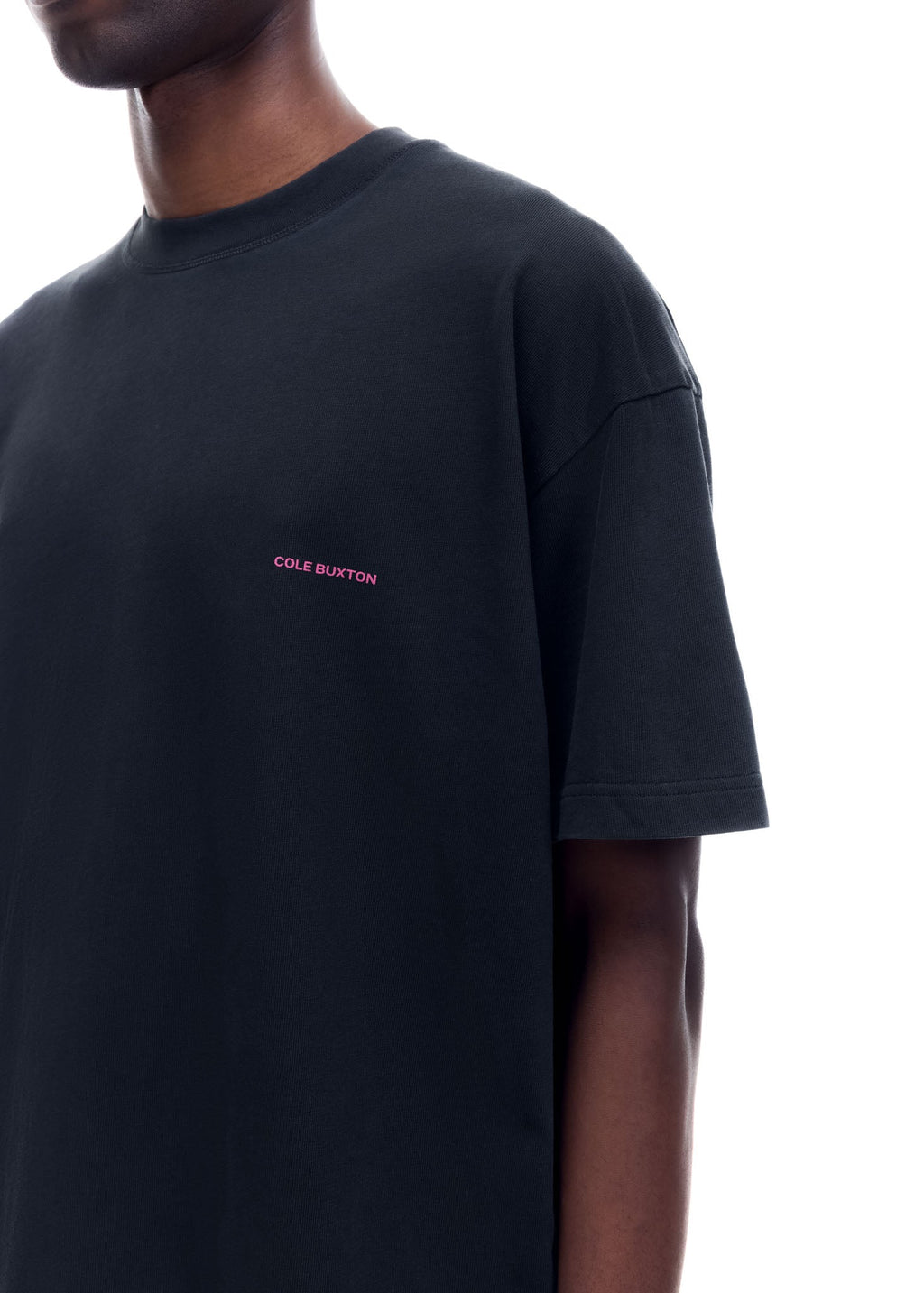 MINI LOGO T-SHIRT - VINTAGE BLACK / PINK