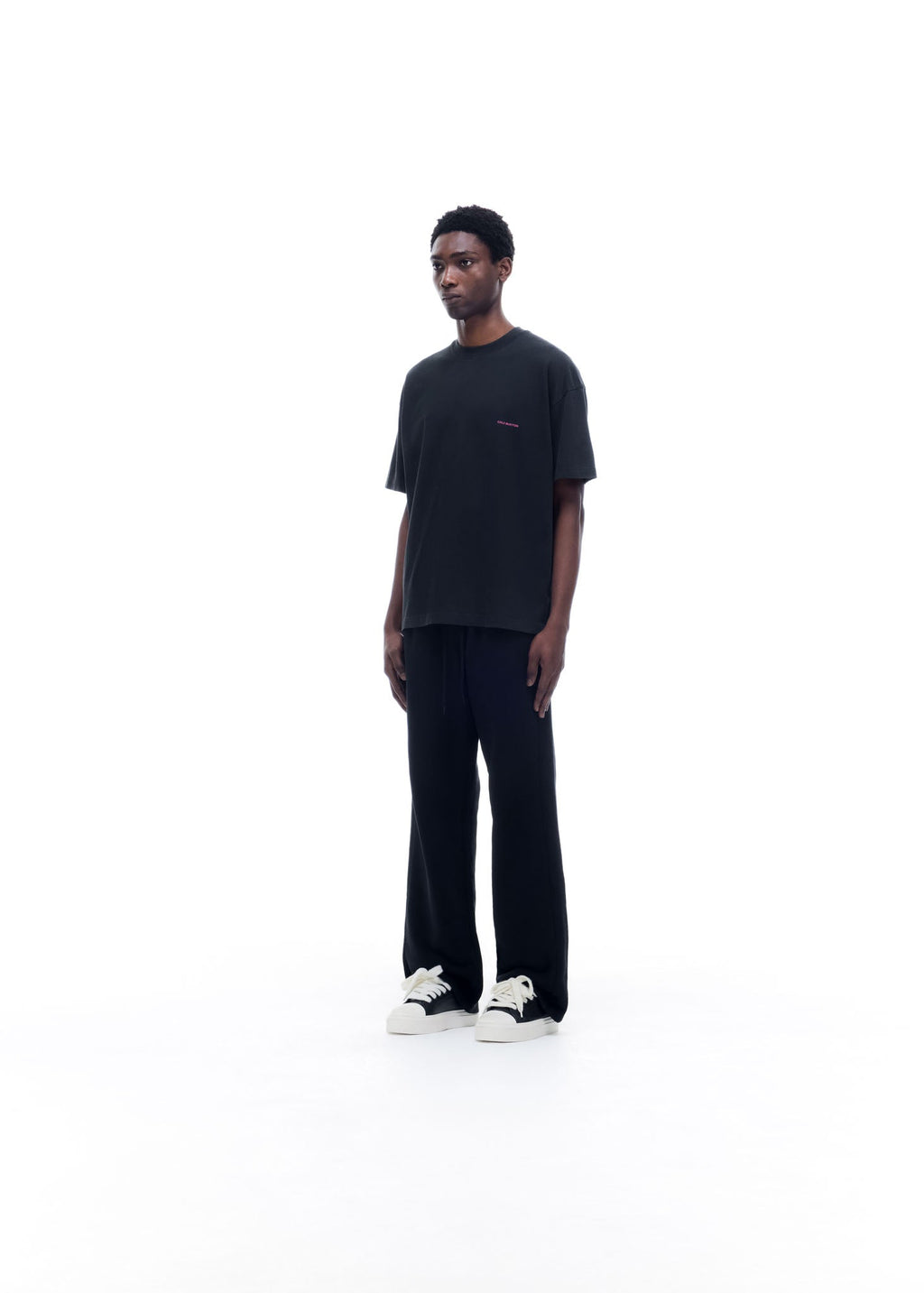 MINI LOGO T-SHIRT - VINTAGE BLACK / PINK