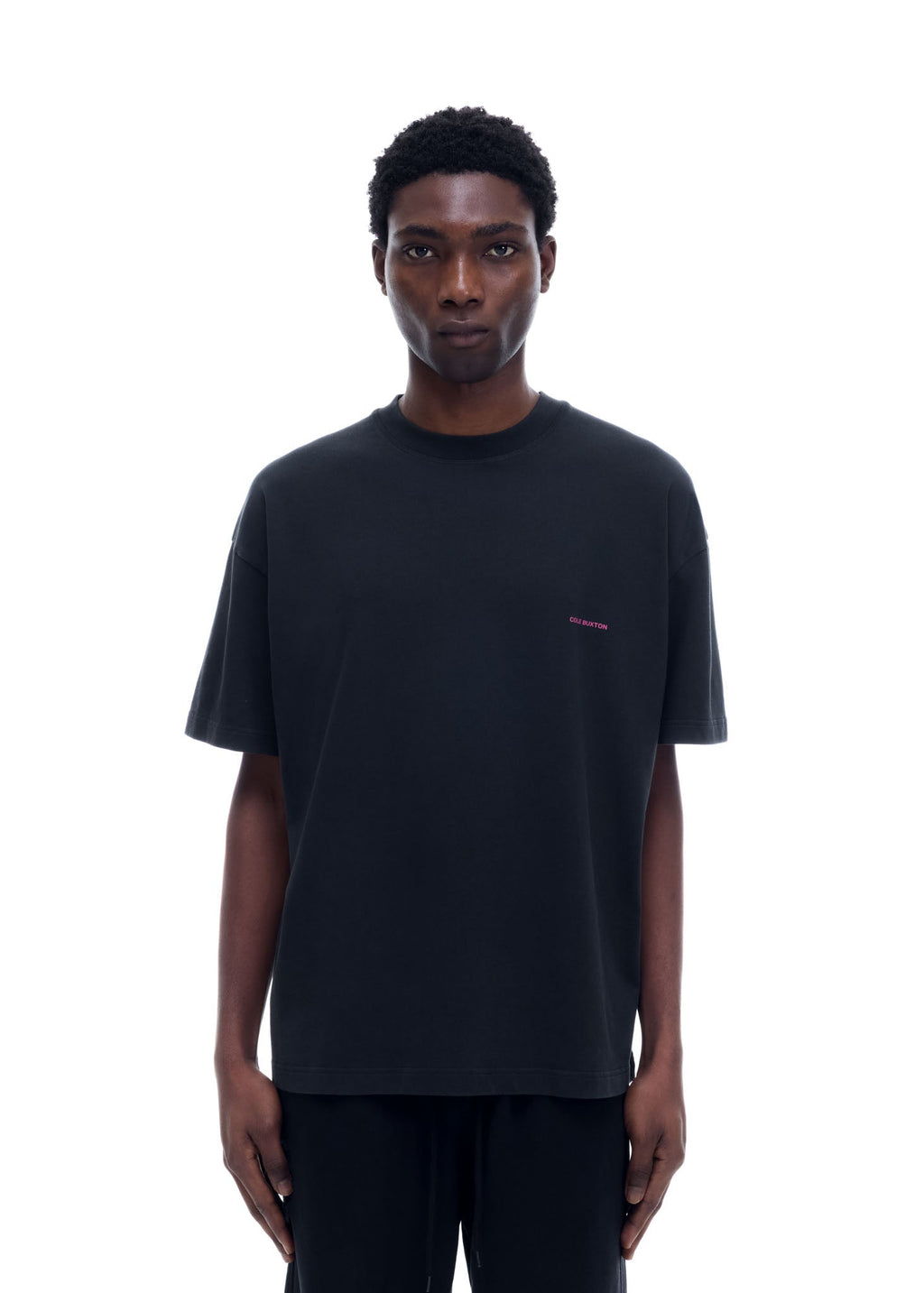 MINI LOGO T-SHIRT - VINTAGE BLACK / PINK