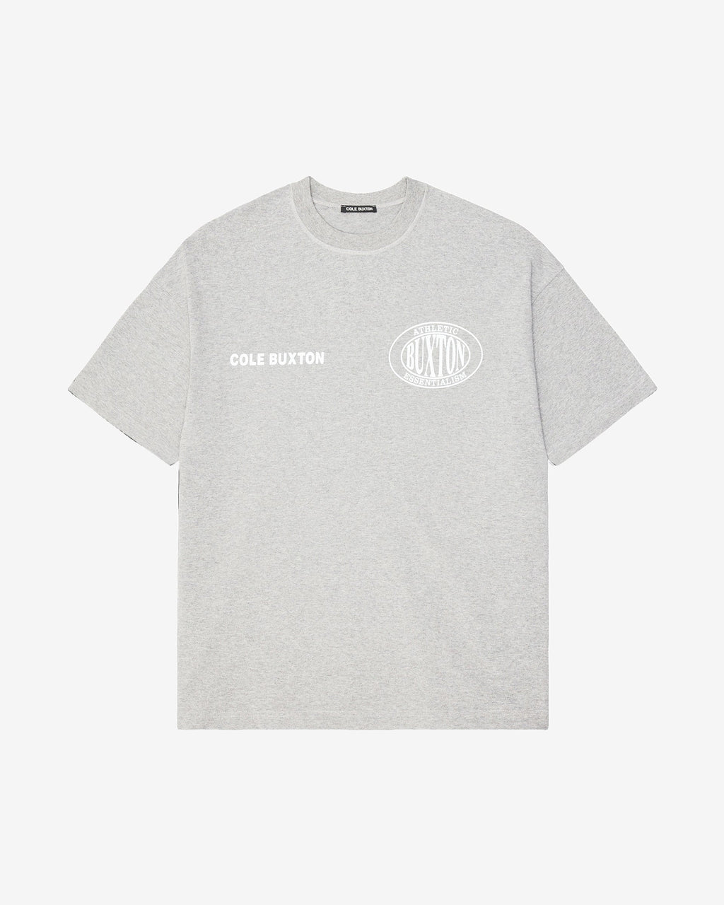 DOUBLE LOGO SPORTS T-SHIRT - GREY MARL