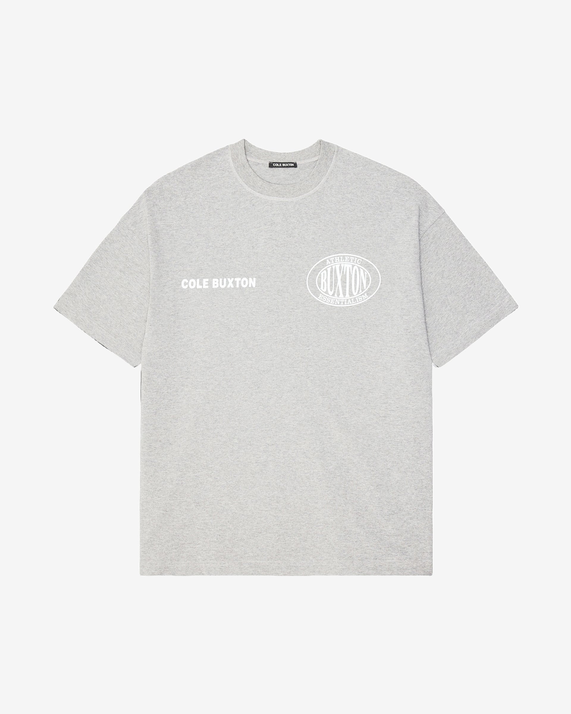 DOUBLE LOGO SPORTS T-SHIRT - GREY MARL