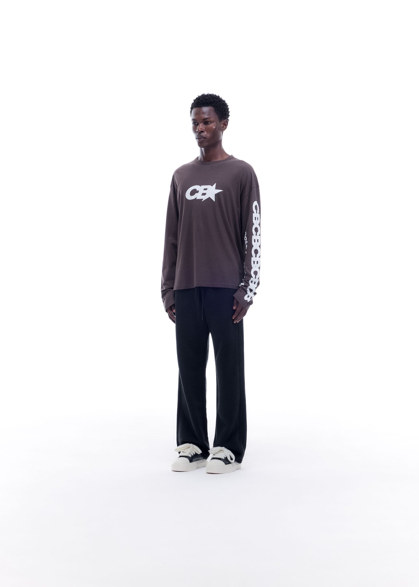 CB STAR RACING LONG SLEEVE - BRAUN