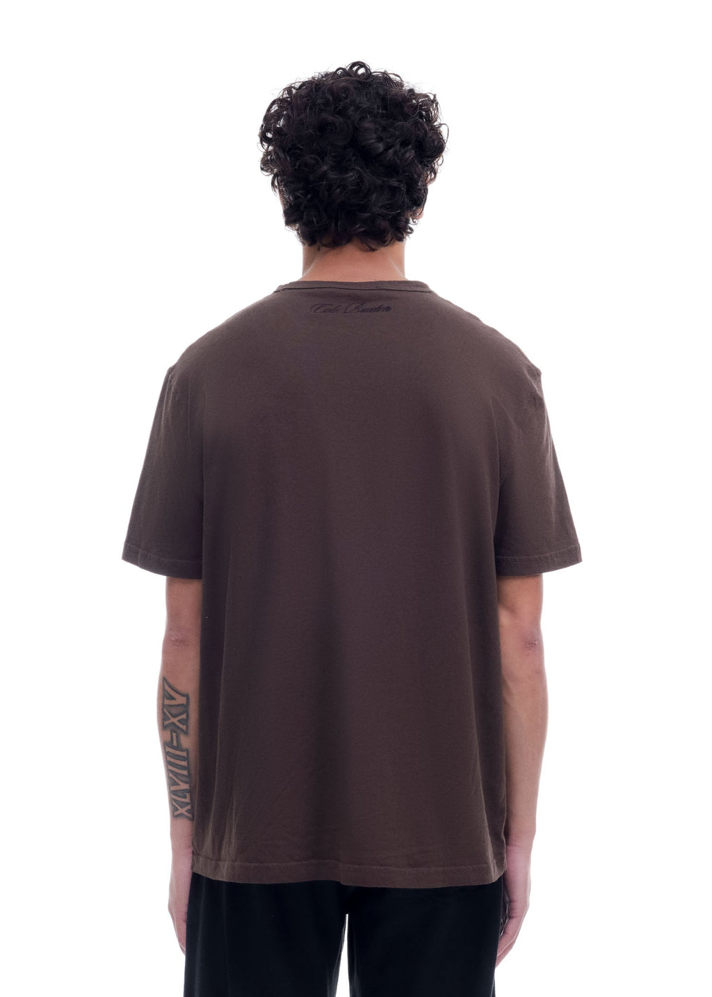 THE COLE T-SHIRT - DARK BROWN