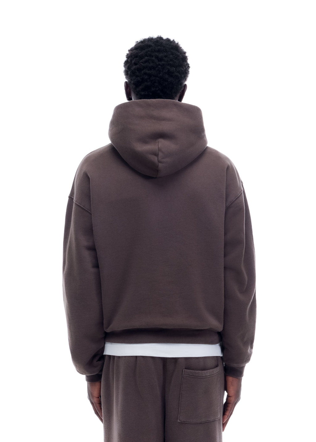 VINTAGE MINI LOGO HOODIE - VINTAGE BROWN