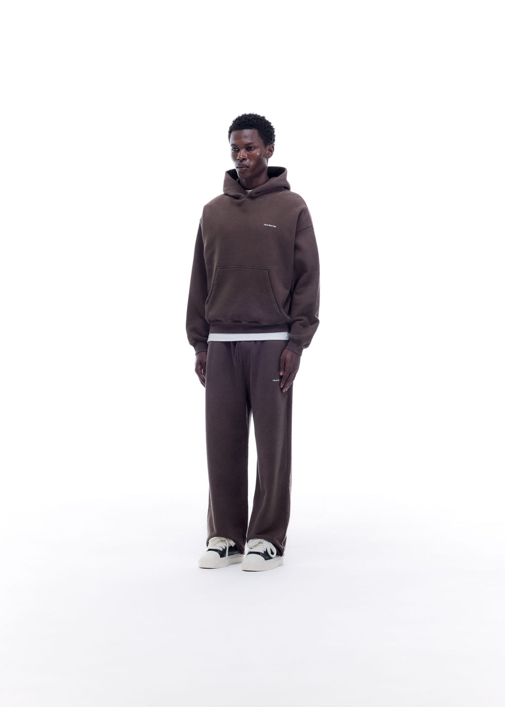 VINTAGE MINI LOGO HOODIE - VINTAGE BROWN