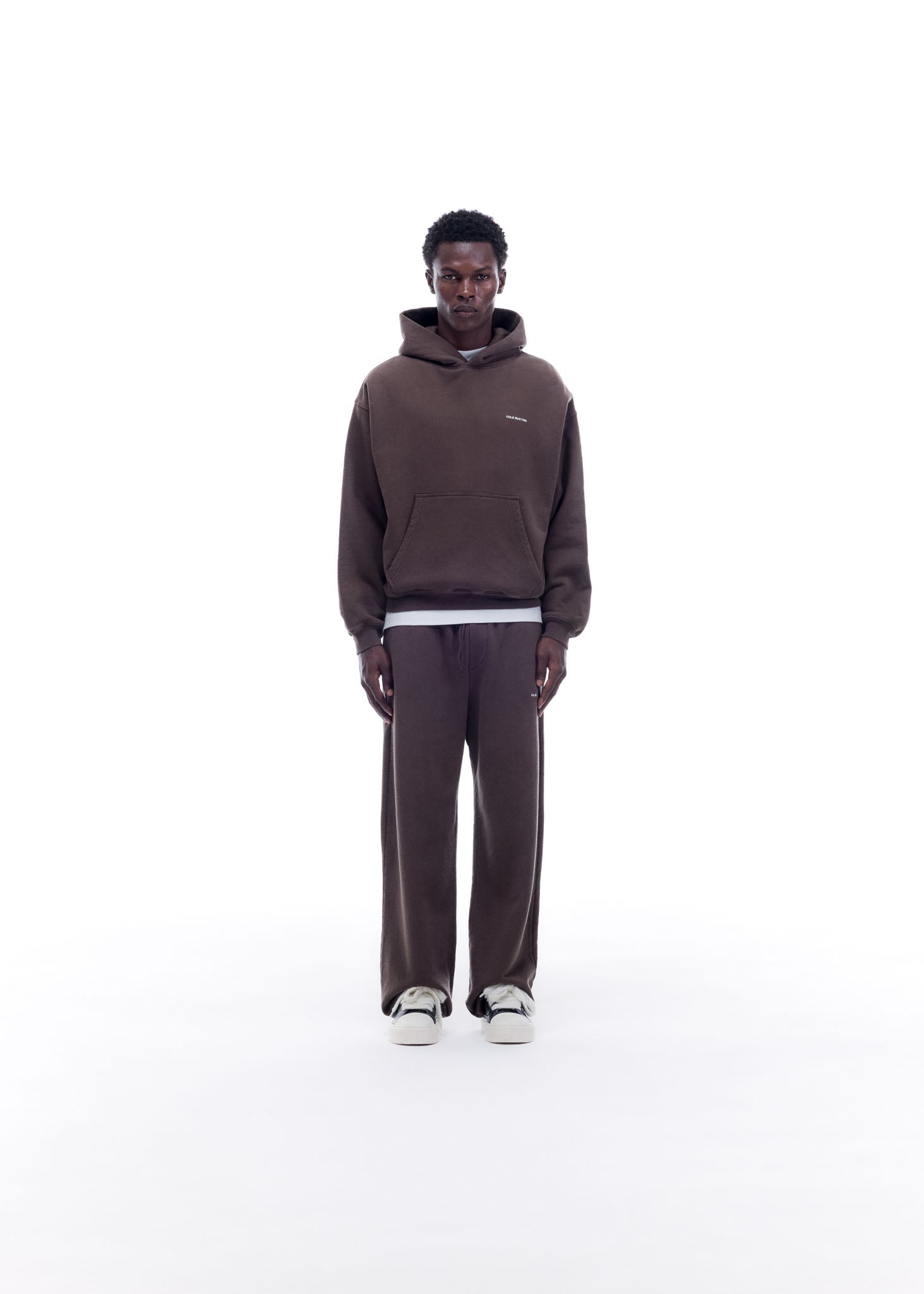 VINTAGE MINI LOGO HOODIE - VINTAGE BROWN