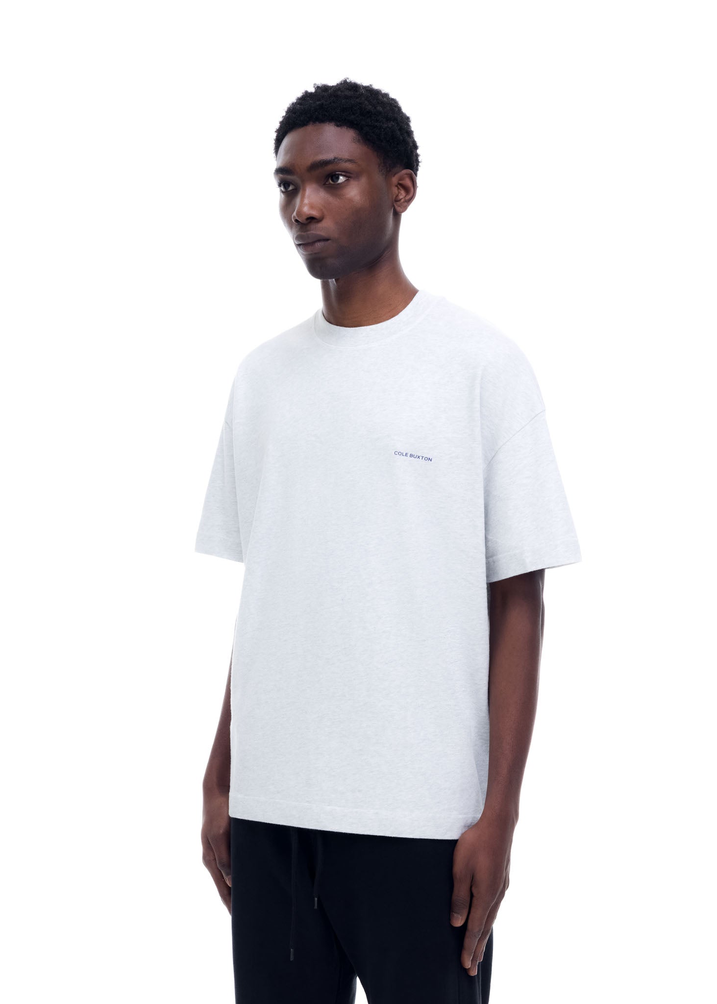MINI LOGO T-SHIRT - LIGHT GREY MARL