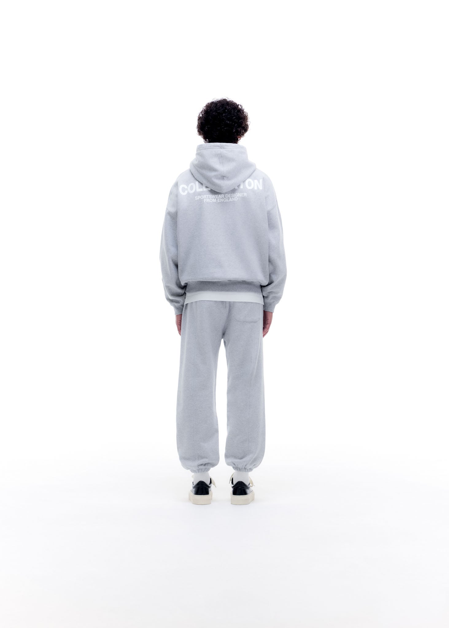 CB SPORTSWEAR HOODIE - LIGHT GREY MARL