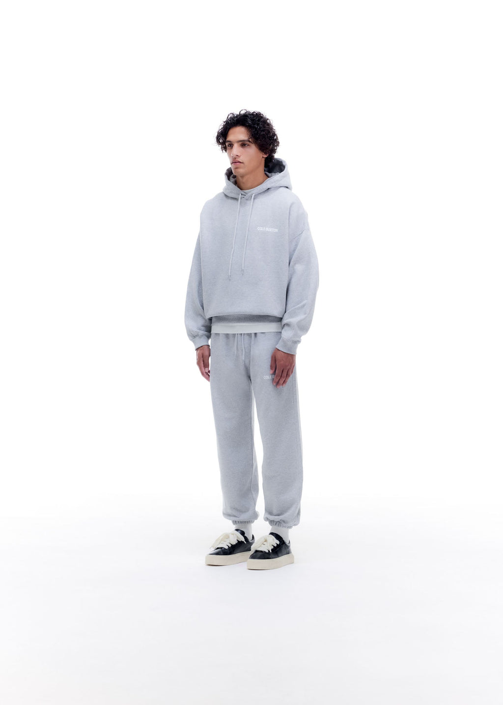 CB SPORTSWEAR HOODIE - LIGHT GREY MARL