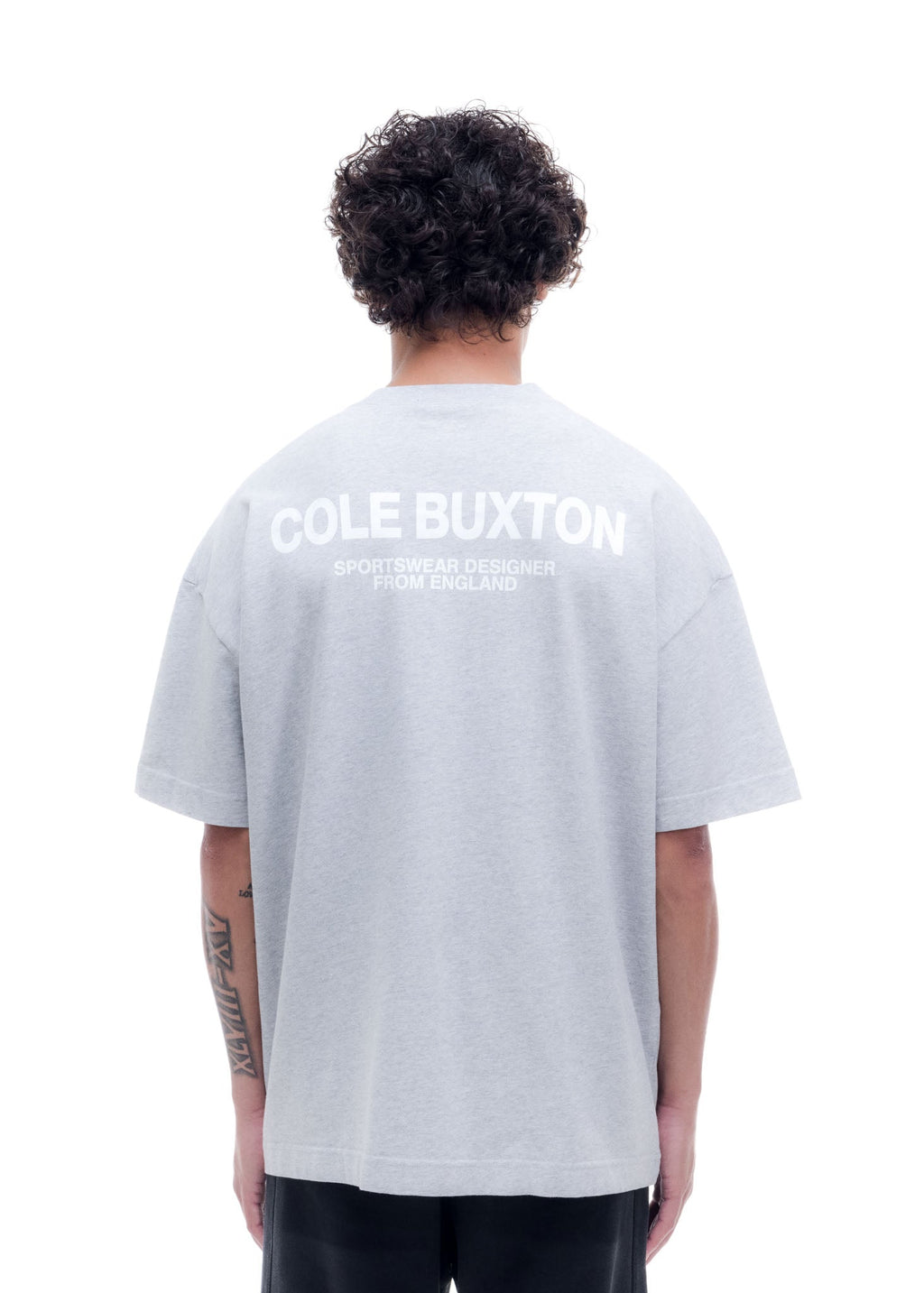CB SPORTSWEAR T-SHIRT - LIGHT GREY MARL