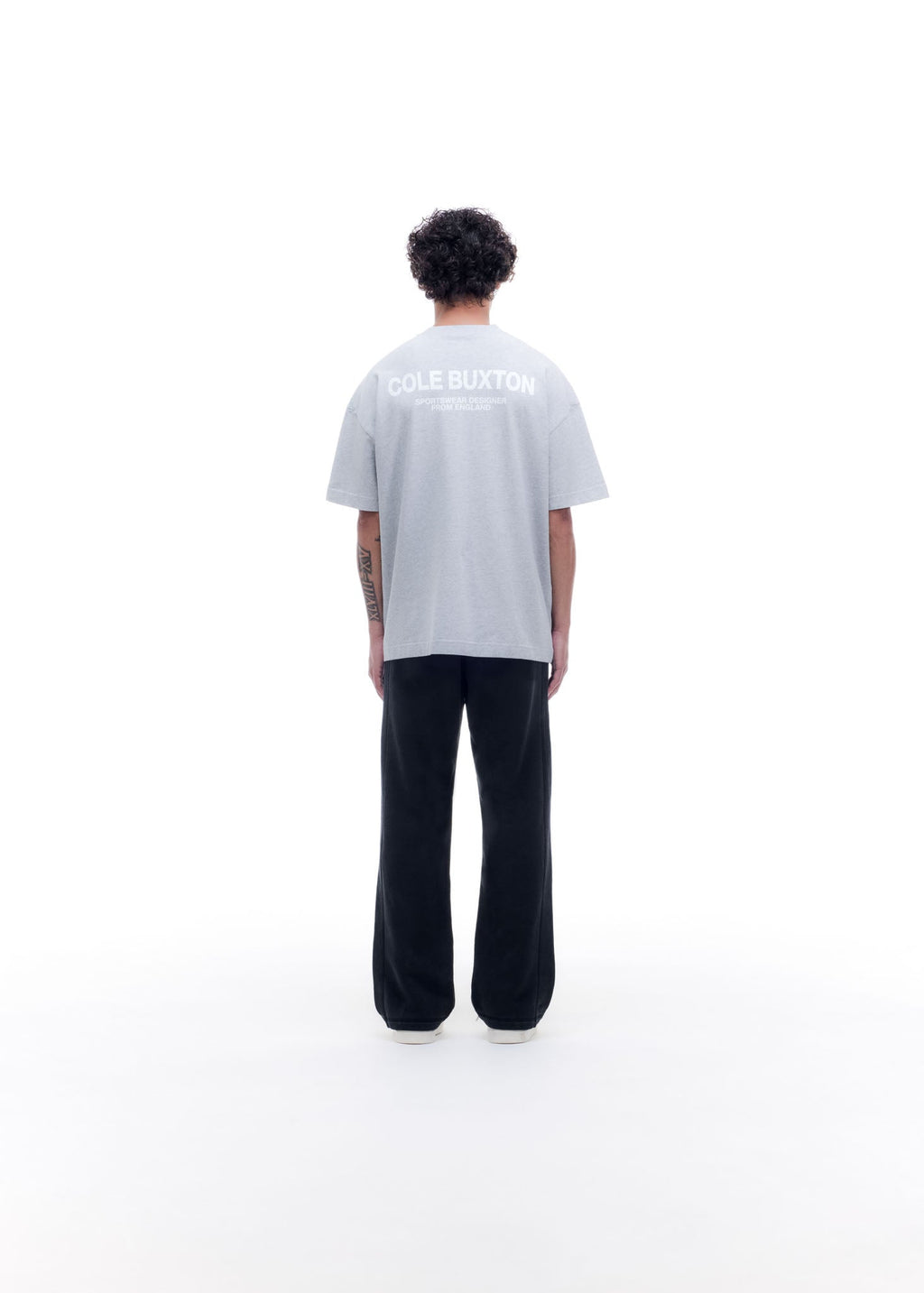 CB SPORTSWEAR T-SHIRT - LIGHT GREY MARL