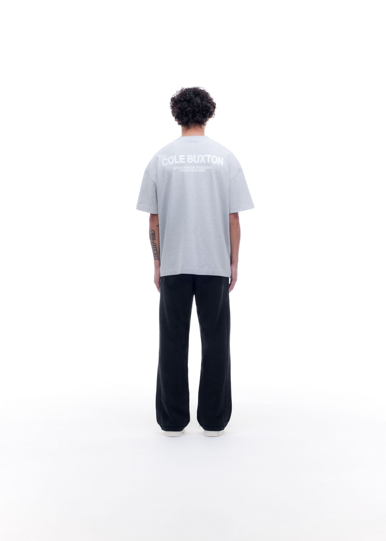 CB SPORTSWEAR T-SHIRT - LIGHT GREY MARL