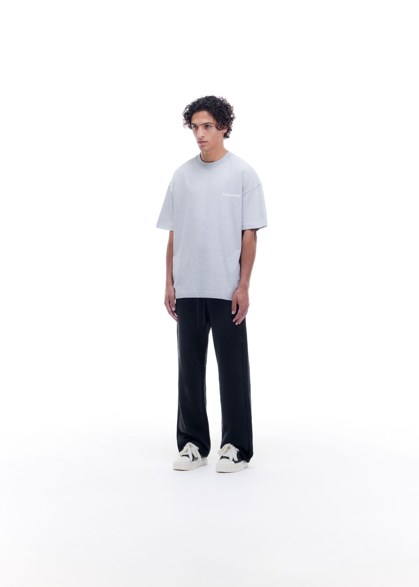 CB SPORTSWEAR T-SHIRT - LIGHT GREY MARL