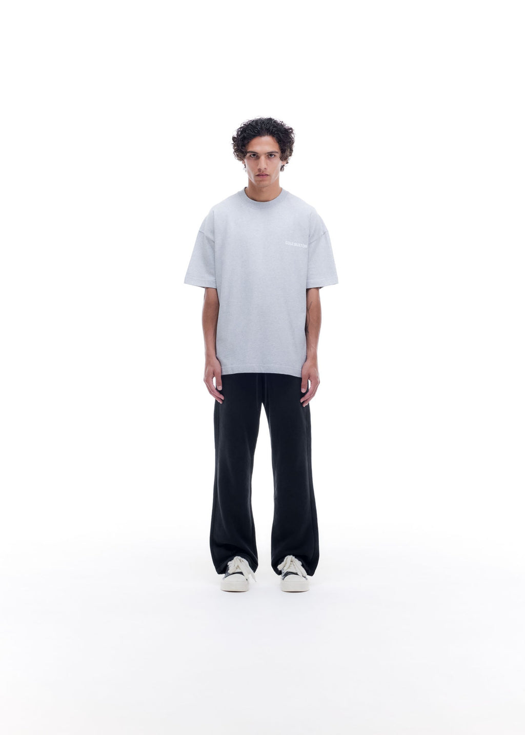 CB SPORTSWEAR T-SHIRT - LIGHT GREY MARL