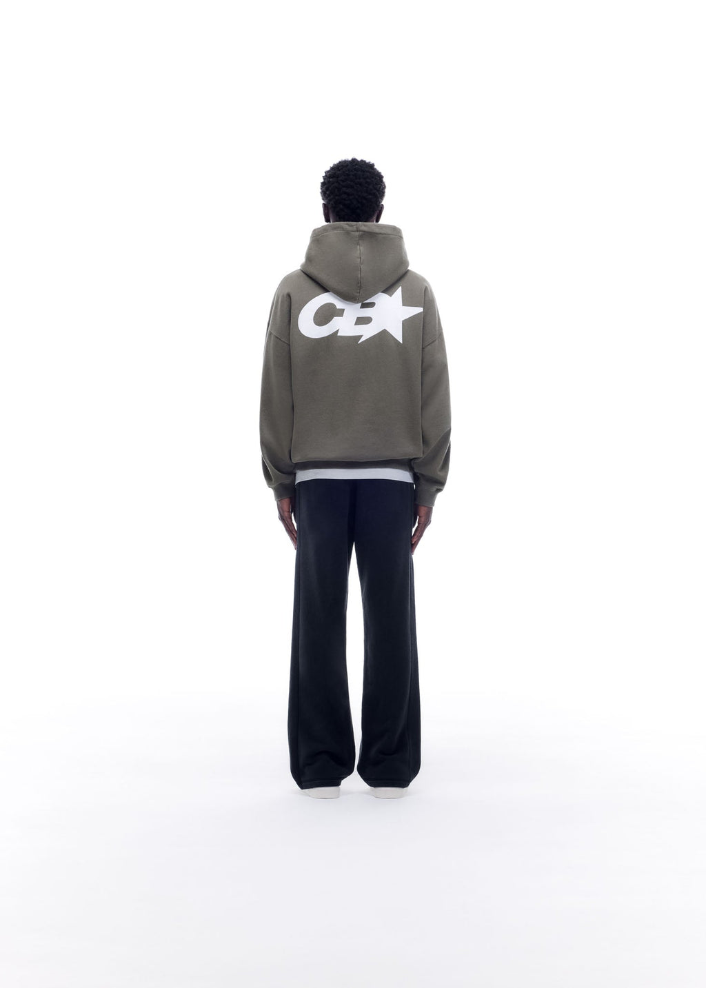 CB STAR RACING HOODIE - KHAKI